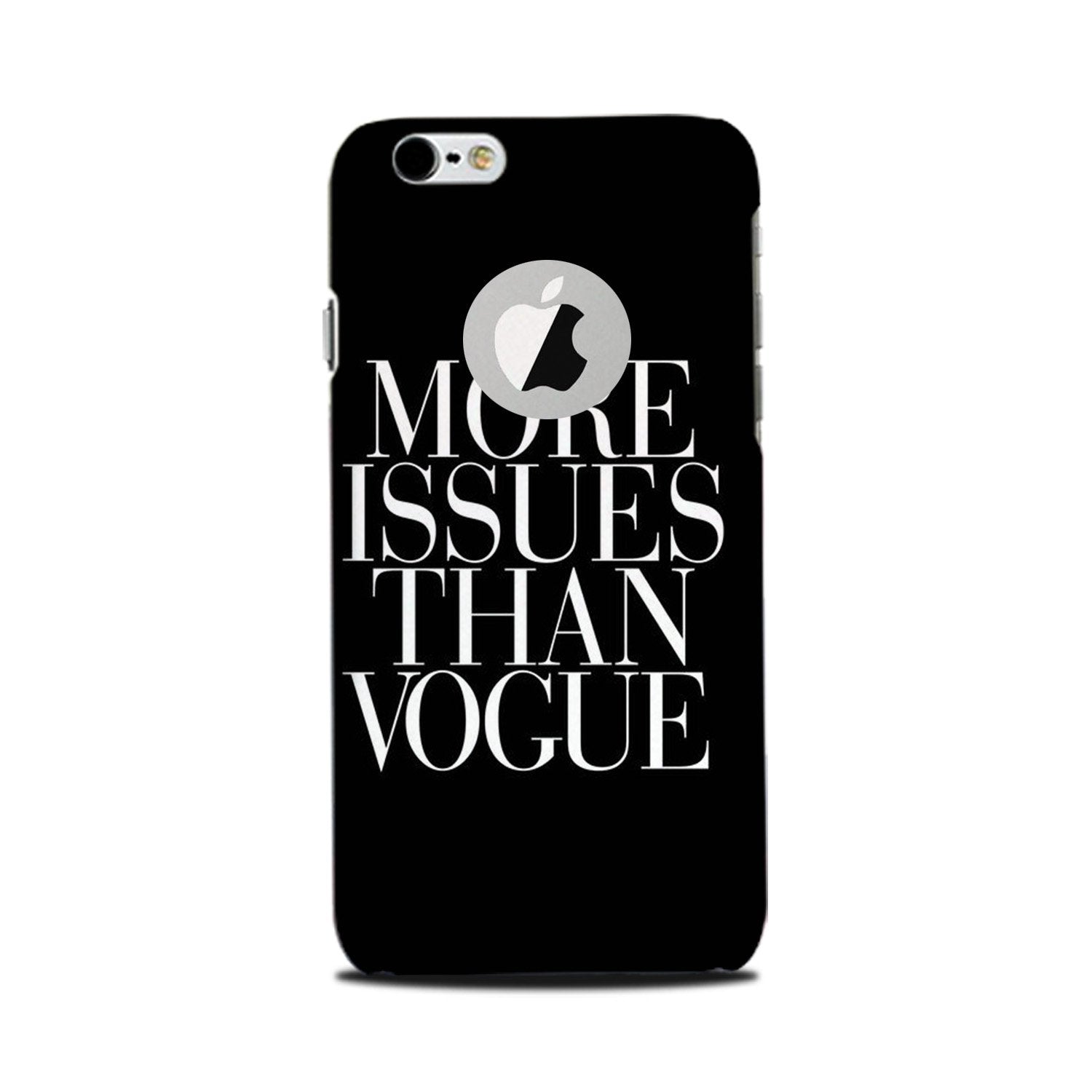 More Issues than Vague Mobile Back Case for iPhone 6 Plus / 6s Plus logo cut (Design - 74) More Issues than Vague Case for iPhone 6 Plus / 6s Plus logo cut