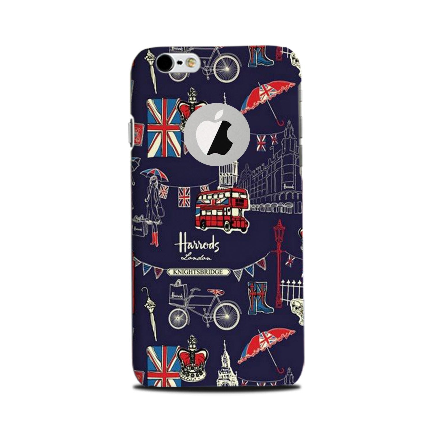 Love London Mobile Back Case for iPhone 6 Plus / 6s Plus logo cut (Design - 75) Love London Case for iPhone 6 Plus / 6s Plus logo cut