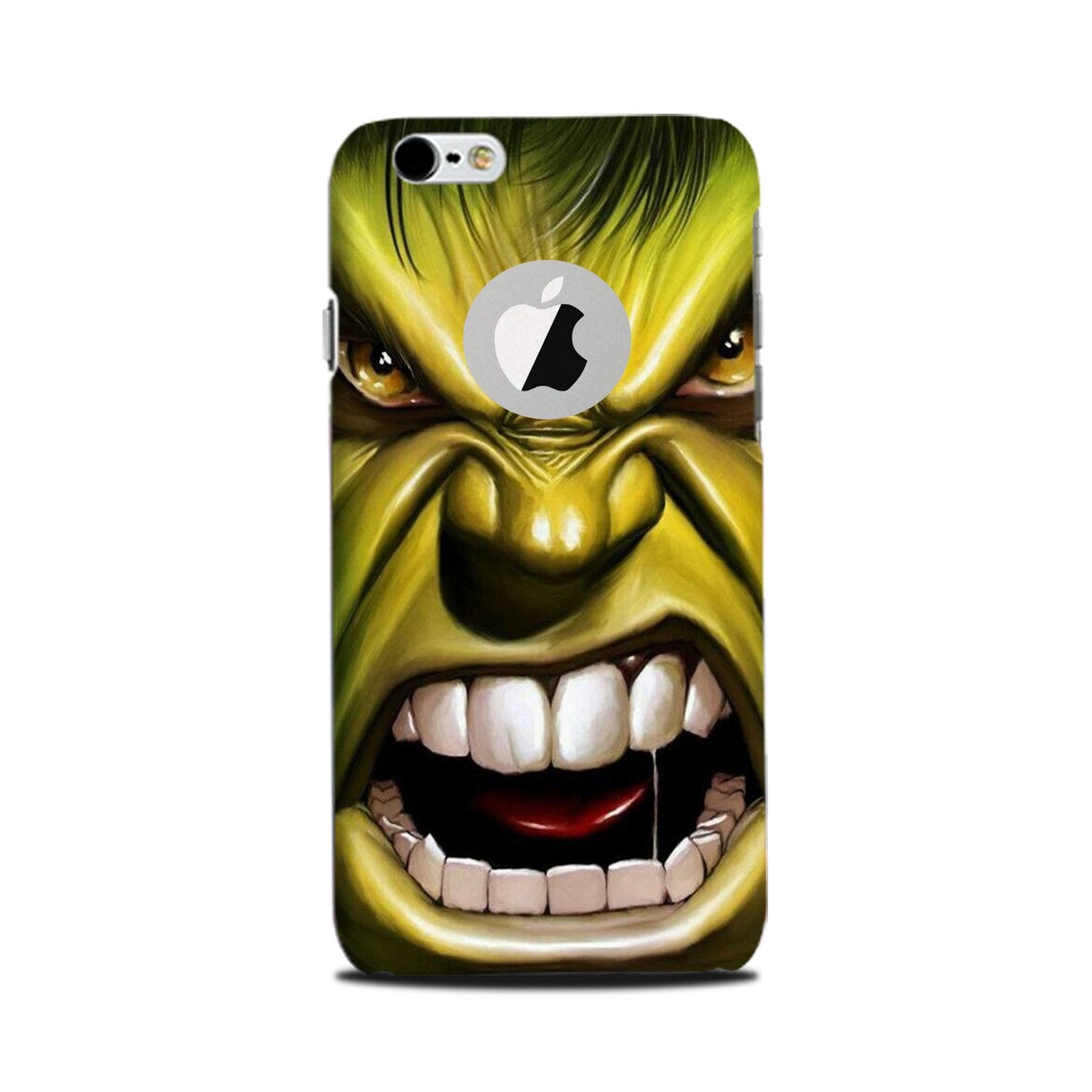 Hulk Superhero Mobile Back Case for iPhone 6 Plus / 6s Plus logo cut (Design - 121) Hulk Superhero Case for iPhone 6 Plus / 6s Plus logo cut (Design - 121)
