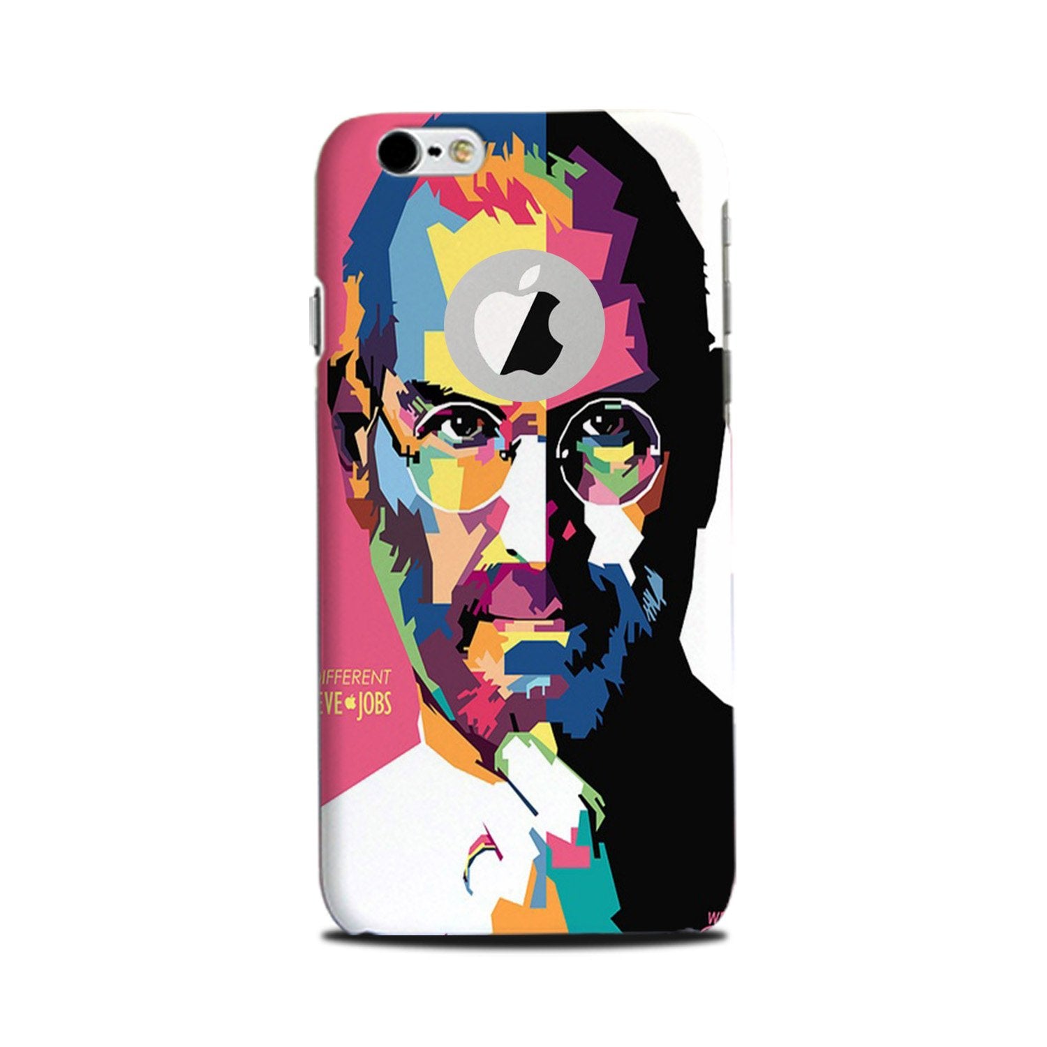 Steve Jobs Mobile Back Case for iPhone 6 Plus / 6s Plus logo cut (Design - 132) Steve Jobs Case for iPhone 6 Plus / 6s Plus logo cut (Design - 132)