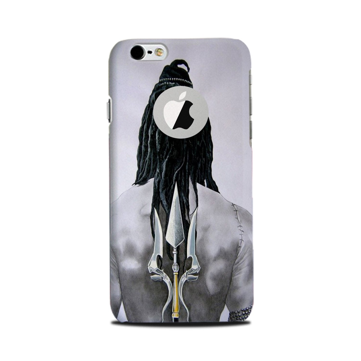 Lord Shiva Mobile Back Case for iPhone 6 Plus / 6s Plus logo cut (Design - 135) Lord Shiva Case for iPhone 6 Plus / 6s Plus logo cut (Design - 135)