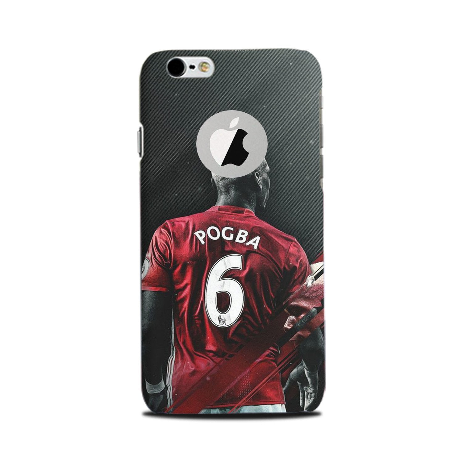 Pogba Mobile Back Case for iPhone 6 Plus / 6s Plus logo cut (Design - 167) Pogba Case for iPhone 6 Plus / 6s Plus logo cut (Design - 167)