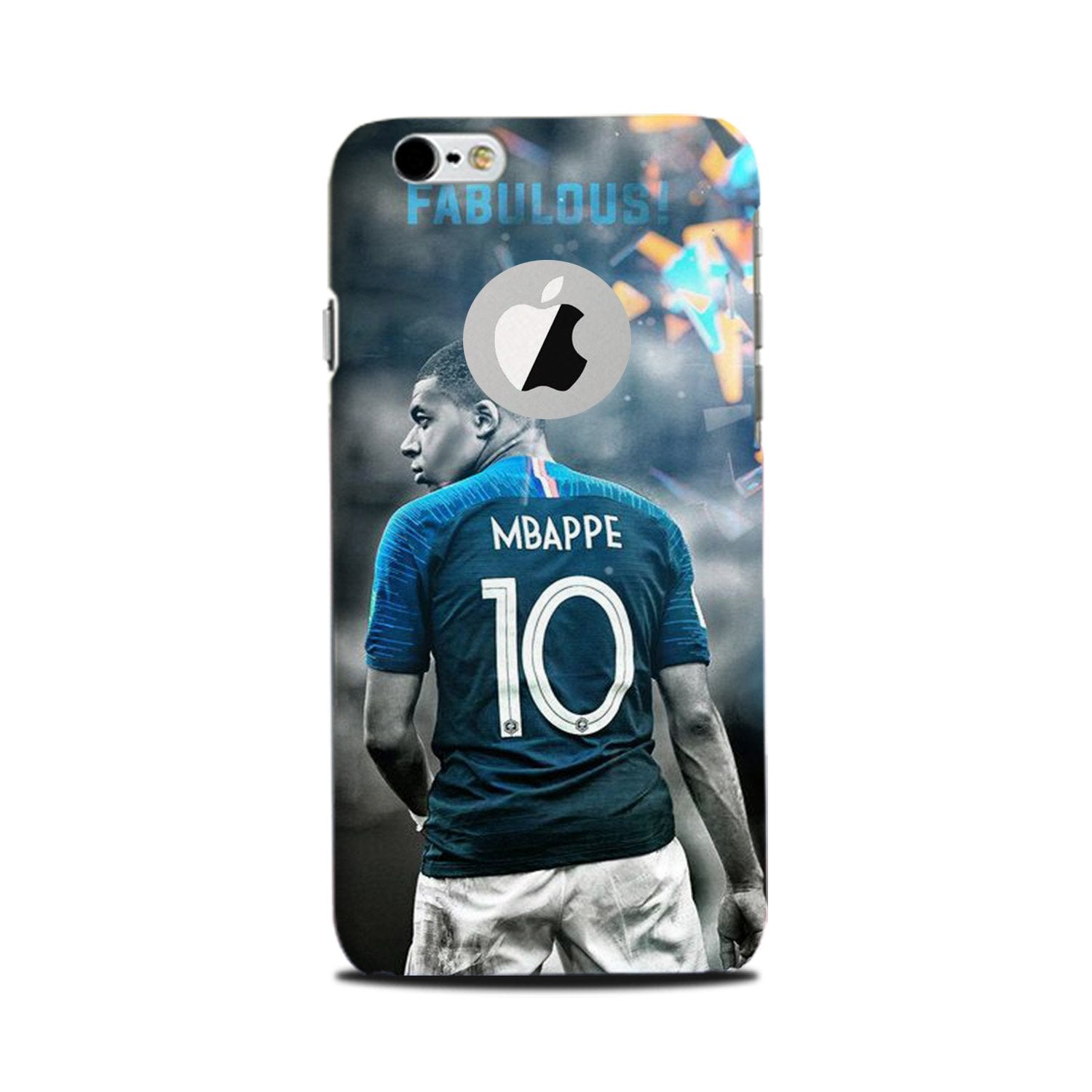 Mbappe Mobile Back Case for iPhone 6 Plus / 6s Plus logo cut (Design - 170) Mbappe Case for iPhone 6 Plus / 6s Plus logo cut (Design - 170)