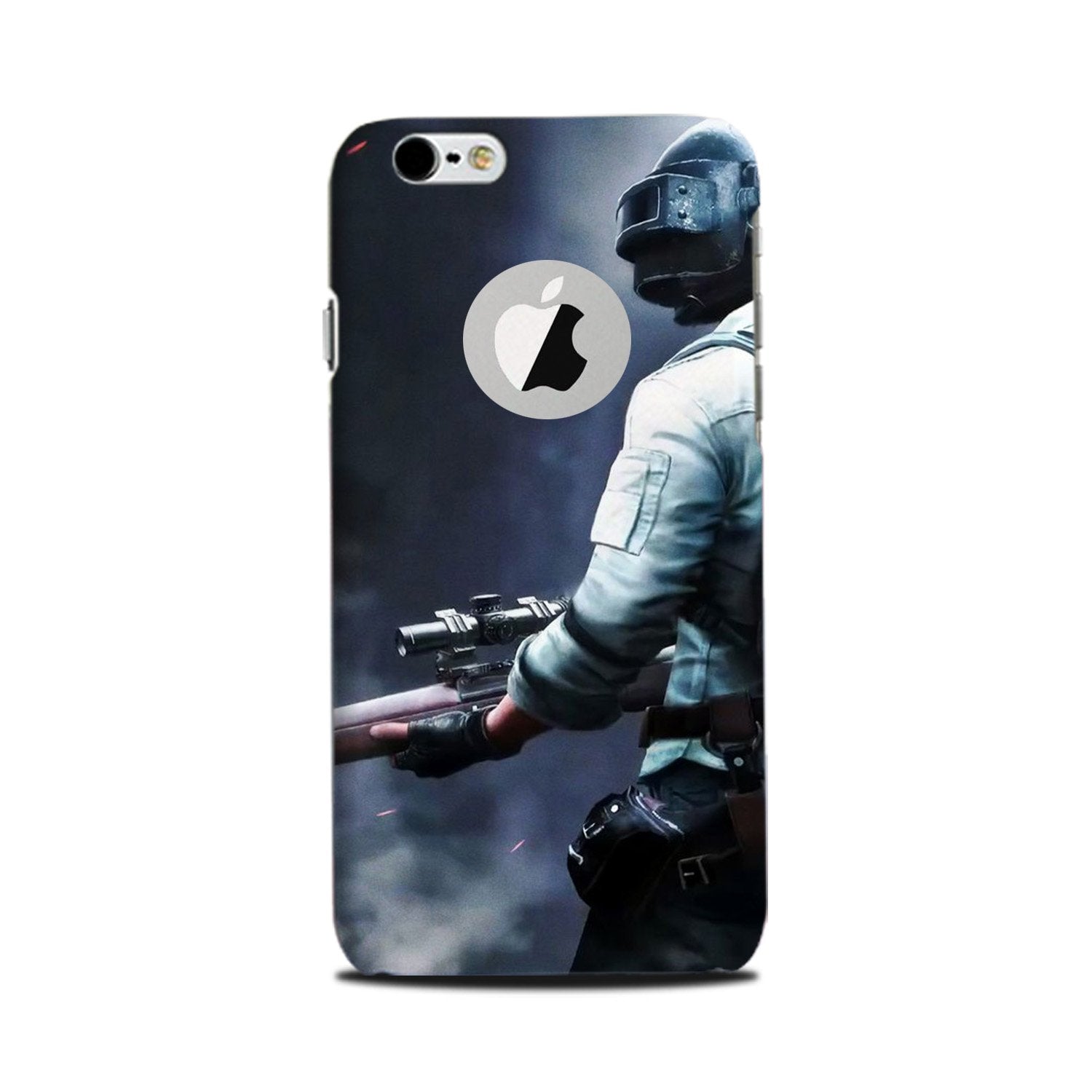 Pubg Mobile Back Case for iPhone 6 Plus / 6s Plus logo cut (Design - 179) Pubg Case for iPhone 6 Plus / 6s Plus logo cut (Design - 179)