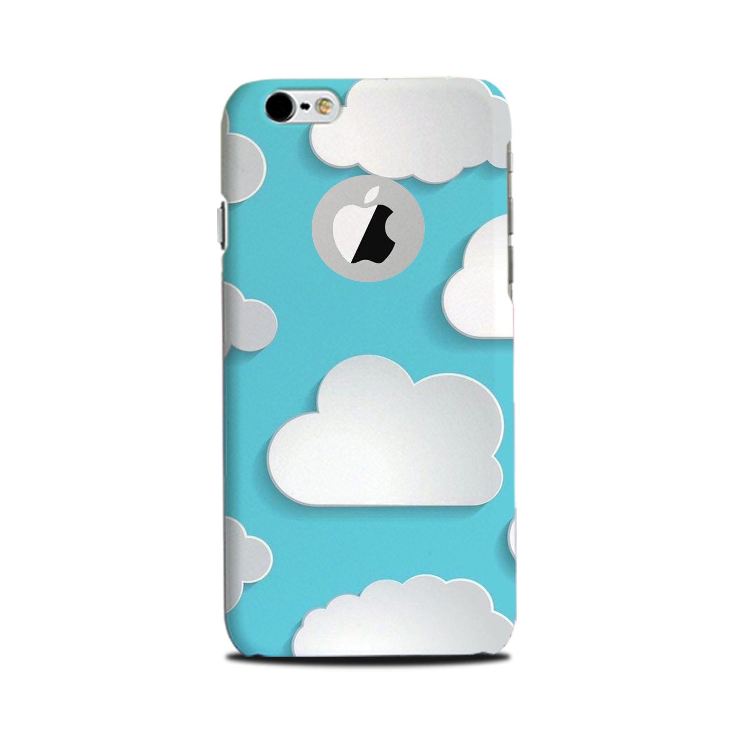 Clouds Mobile Back Case for iPhone 6 Plus / 6s Plus logo cut (Design - 210) Clouds Case for iPhone 6 Plus / 6s Plus logo cut (Design No. 210)