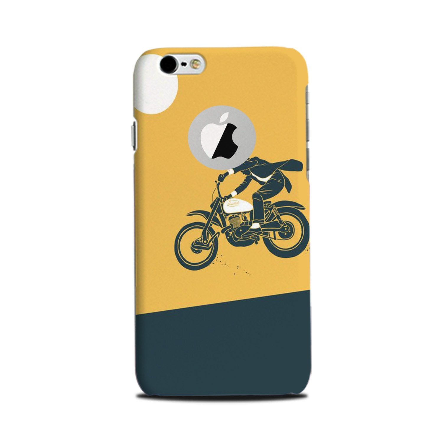 Bike Lovers Mobile Back Case for iPhone 6 Plus / 6s Plus logo cut (Design - 256) Bike Lovers Case for iPhone 6 Plus / 6s Plus logo cut (Design No. 256)