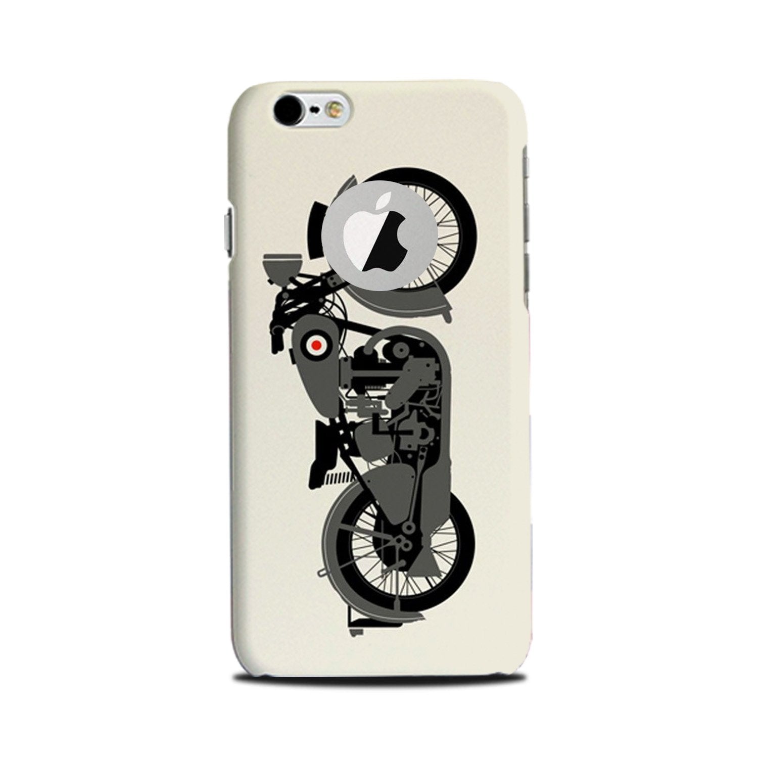 MotorCycle Mobile Back Case for iPhone 6 Plus / 6s Plus logo cut (Design - 259) MotorCycle Case for iPhone 6 Plus / 6s Plus logo cut (Design No. 259)