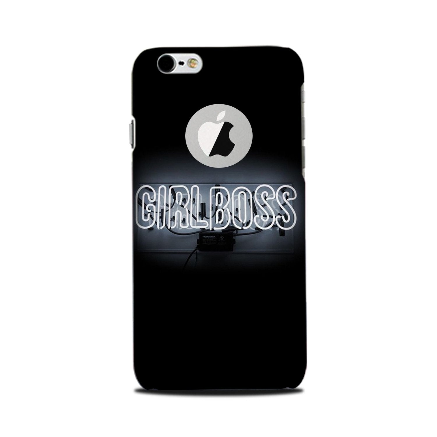 Girl Boss Black Mobile Back Case for iPhone 6 Plus / 6s Plus logo cut (Design - 268) Girl Boss Black Case for iPhone 6 Plus / 6s Plus logo cut (Design No. 268)