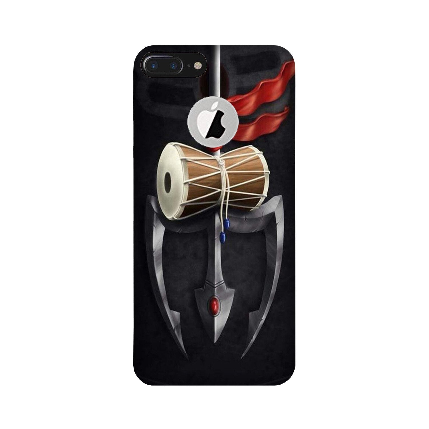 Lord Shiva Mahakal Mobile Back Case for iPhone 7 Plus logo cut (Design - 1) Lord Shiva Mahakal Case for iPhone 7 Plus logo cut