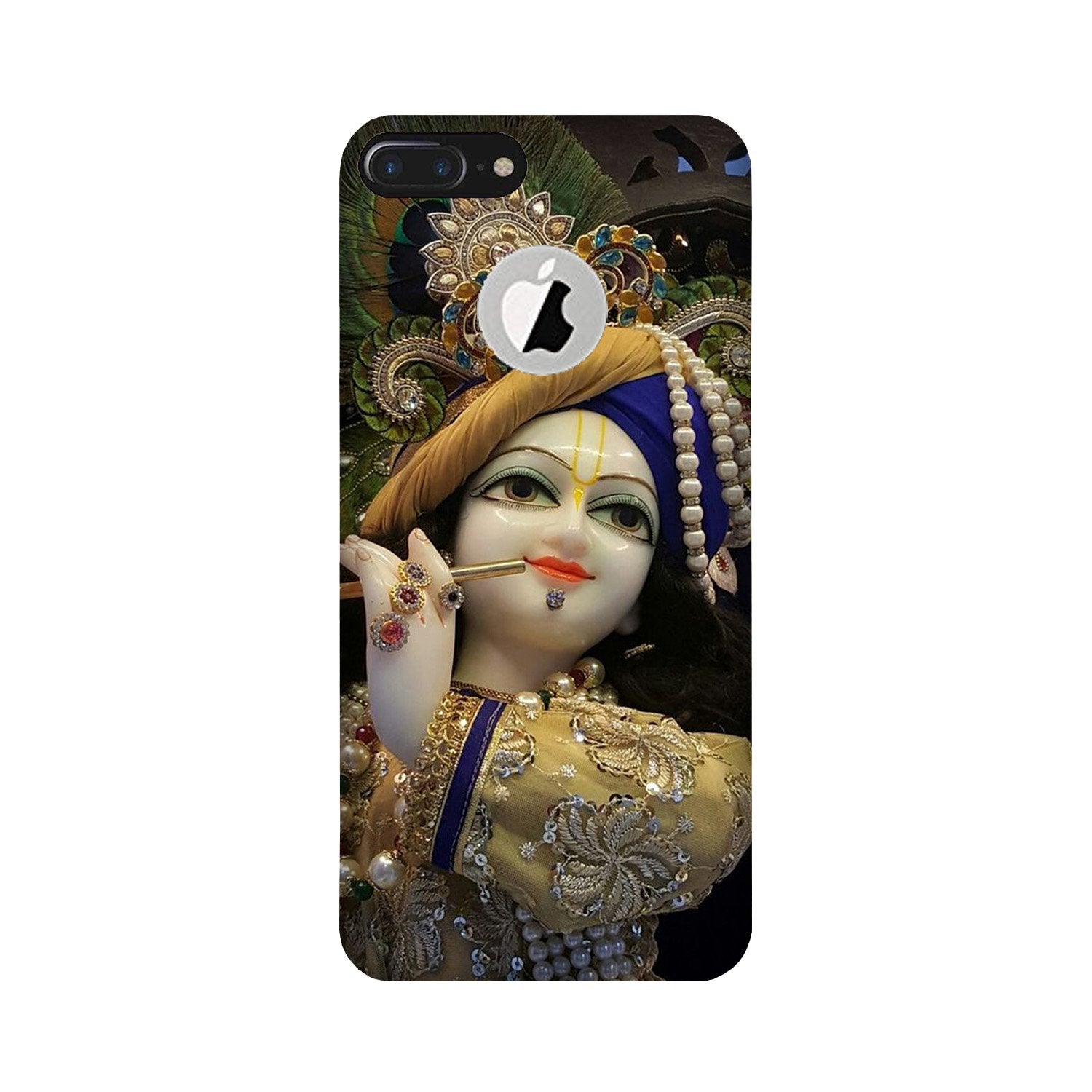 Lord Krishna3 Mobile Back Case for iPhone 7 Plus logo cut (Design - 18) Lord Krishna3 Case for iPhone 7 Plus logo cut