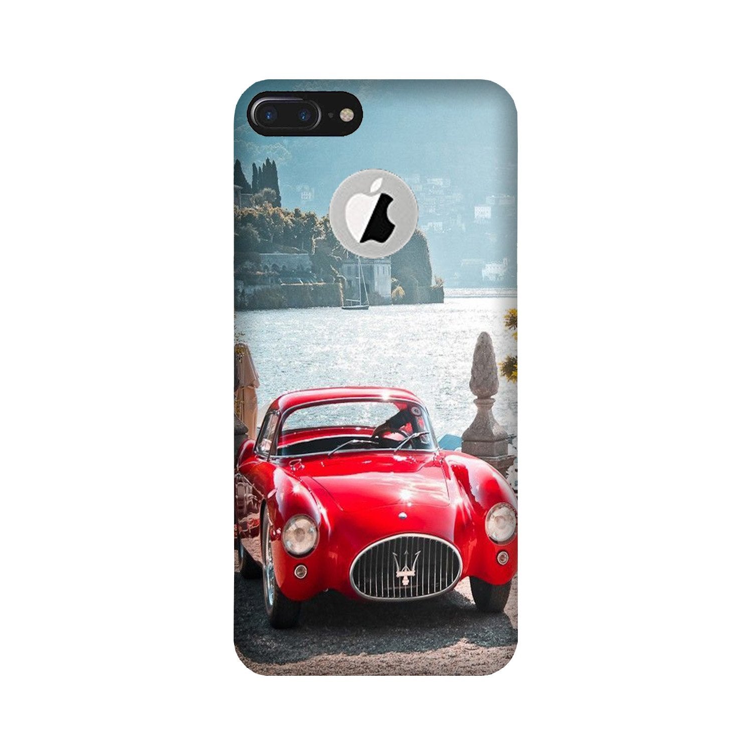 Vintage Car Mobile Back Case for iPhone 7 Plus logo cut (Design - 51) Vintage Car Case for iPhone 7 Plus logo cut