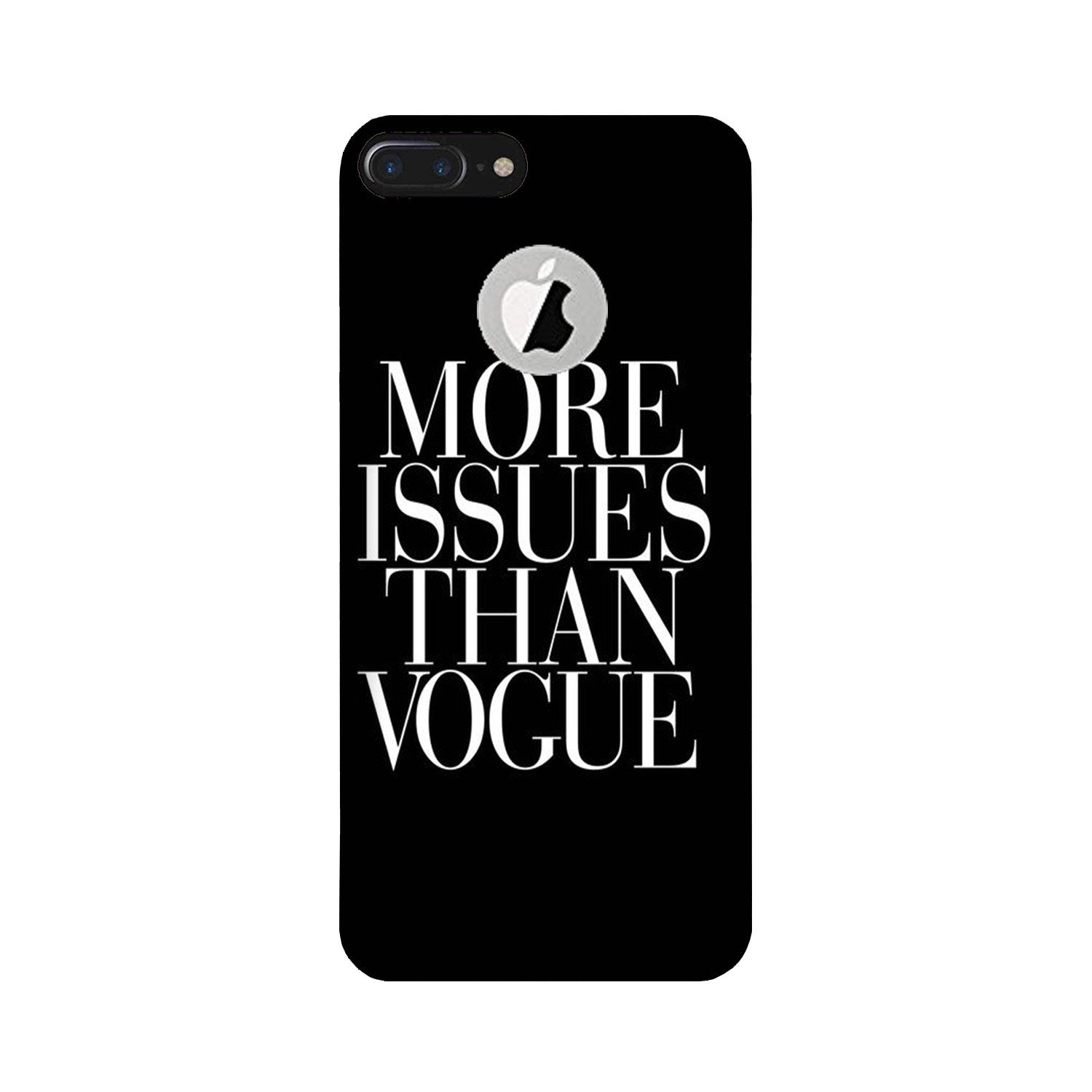 More Issues than Vague Mobile Back Case for iPhone 7 Plus logo cut (Design - 74) More Issues than Vague Case for iPhone 7 Plus logo cut