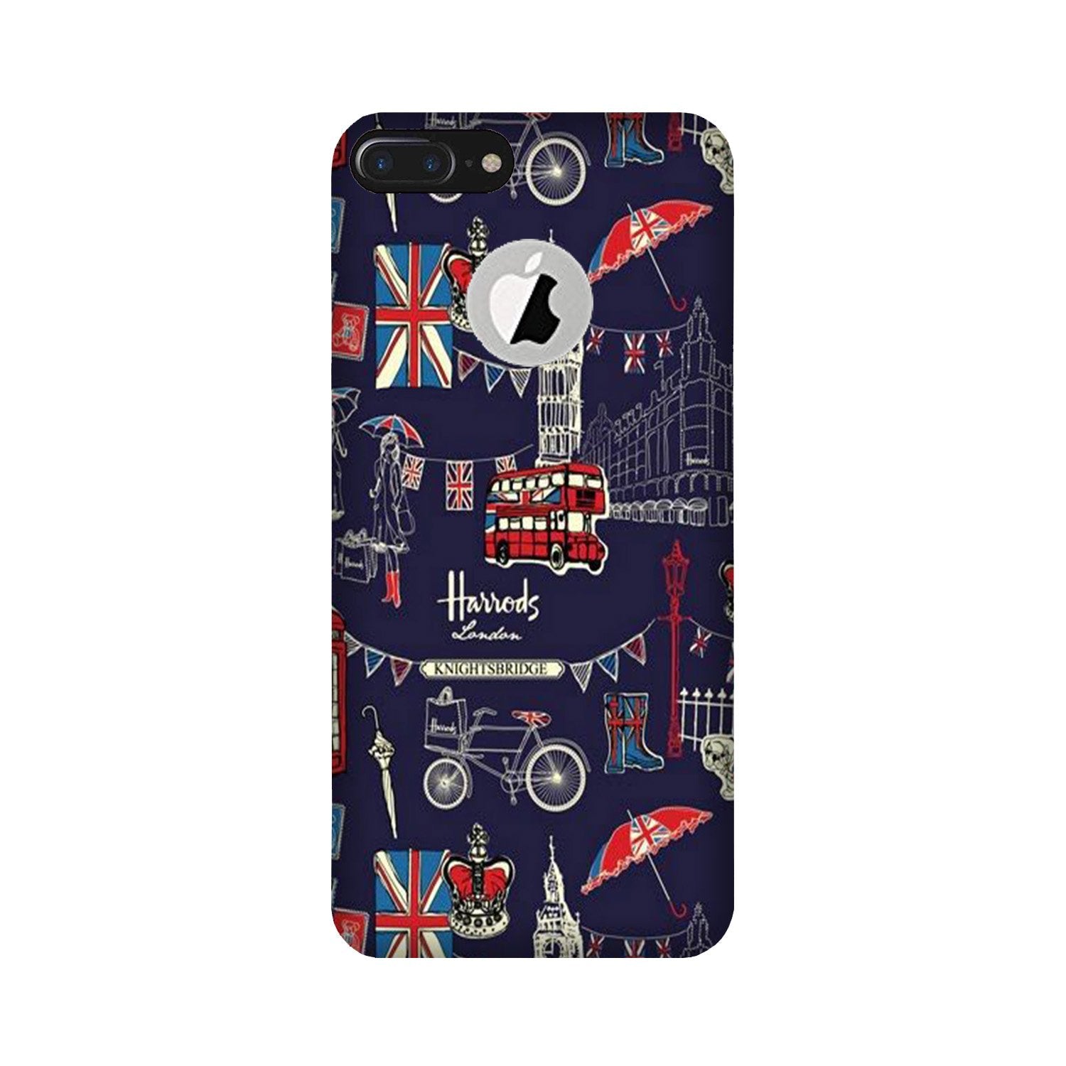 Love London Mobile Back Case for iPhone 7 Plus logo cut (Design - 75) Love London Case for iPhone 7 Plus logo cut