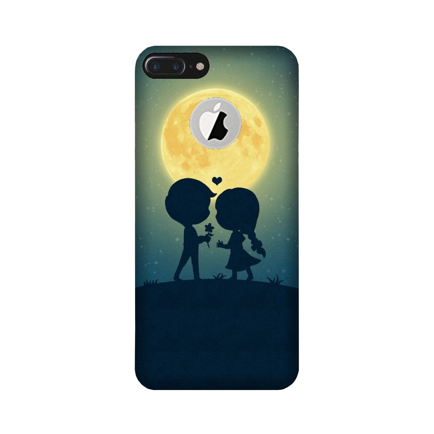 Love Couple Mobile Back Case for iPhone 7 Plus logo cut (Design - 109) Love Couple Case for iPhone 7 Plus logo cut (Design - 109)