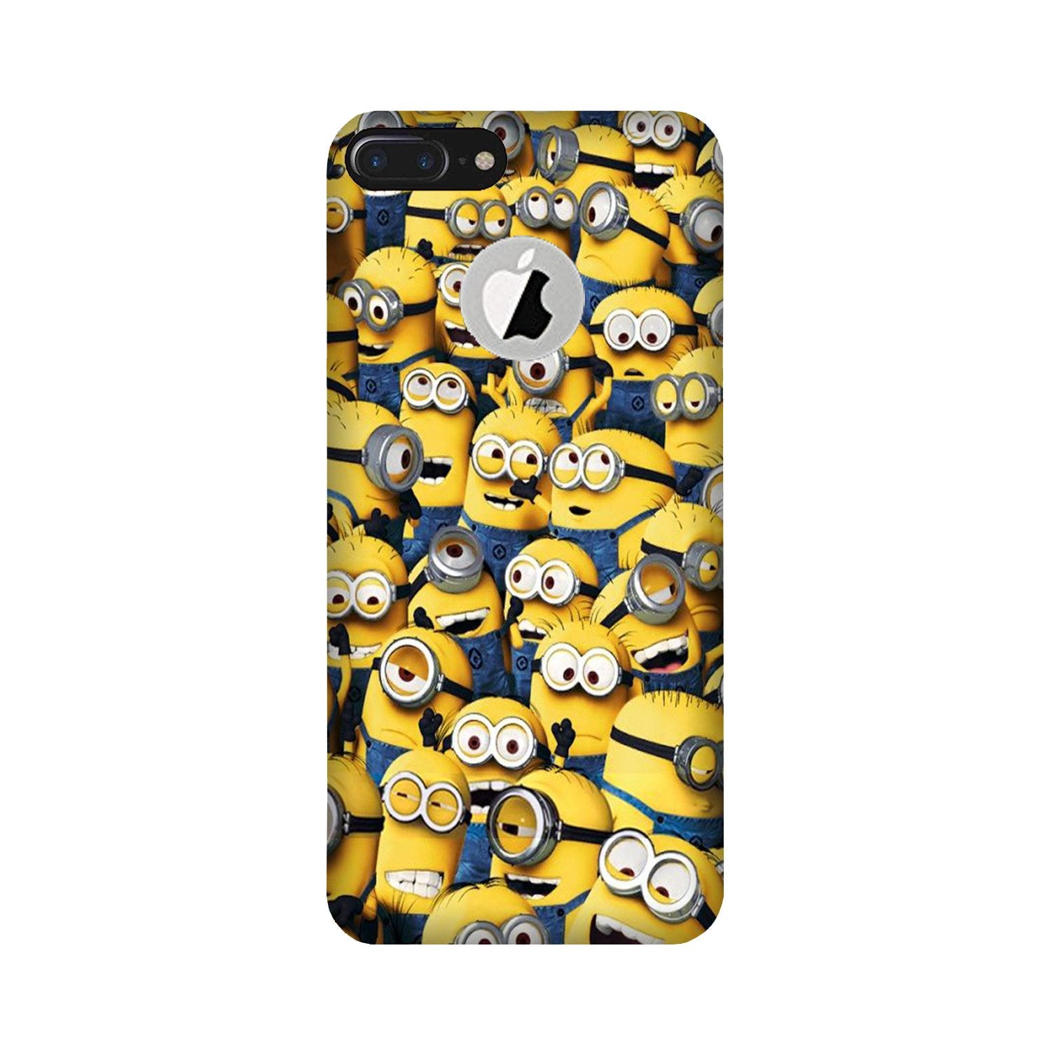 Minions Mobile Back Case for iPhone 7 Plus logo cut (Design - 126) Minions Case for iPhone 7 Plus logo cut (Design - 126)