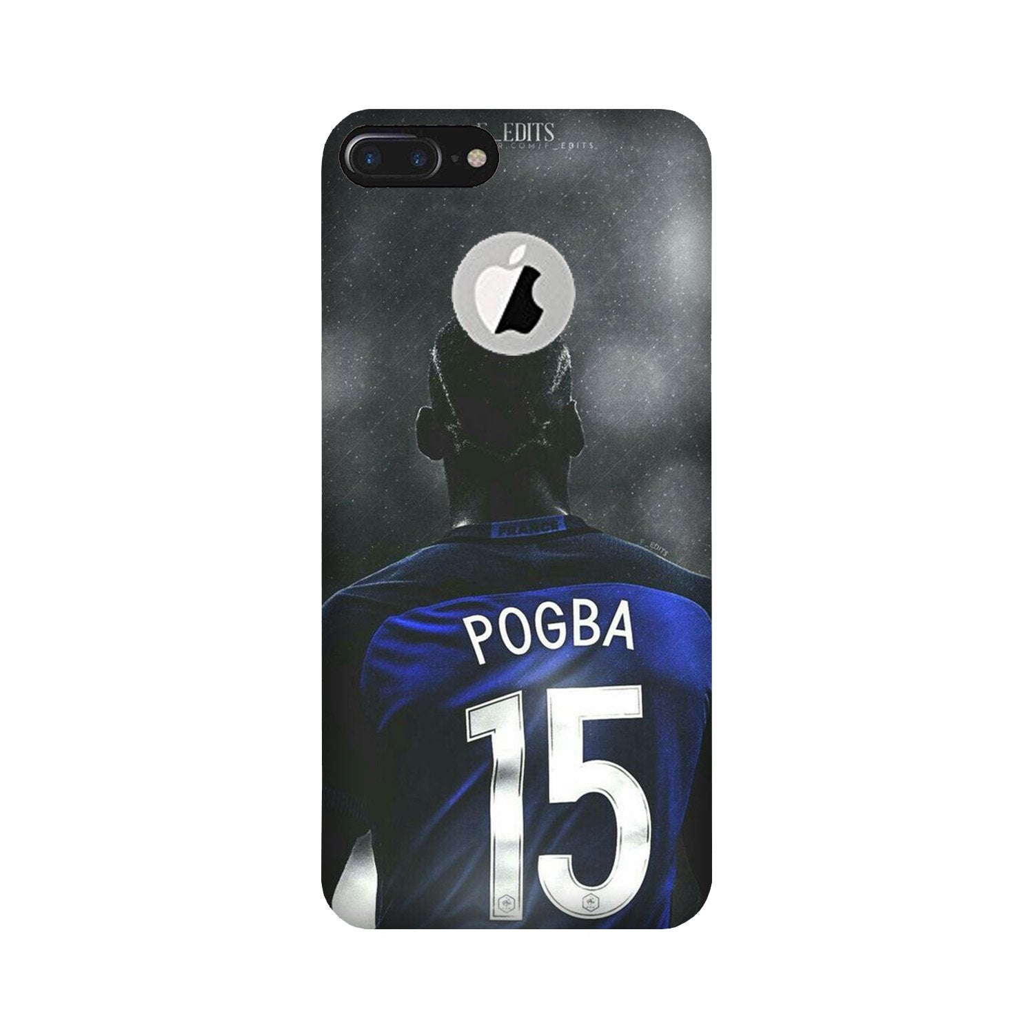 Pogba Mobile Back Case for iPhone 7 Plus logo cut (Design - 159) Pogba Case for iPhone 7 Plus logo cut (Design - 159)