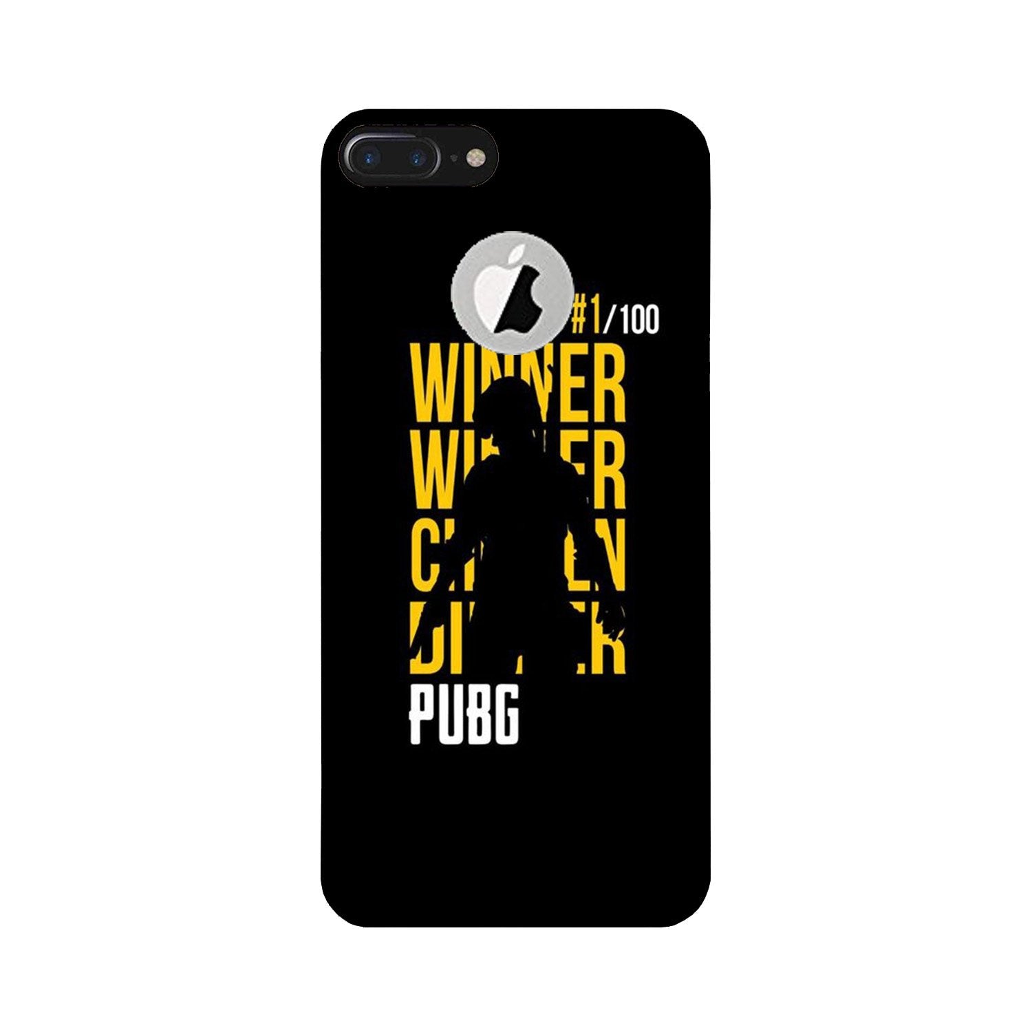 Pubg Winner Winner Mobile Back Case for iPhone 7 Plus logo cut (Design - 177) Pubg Winner Winner Case for iPhone 7 Plus logo cut (Design - 177)
