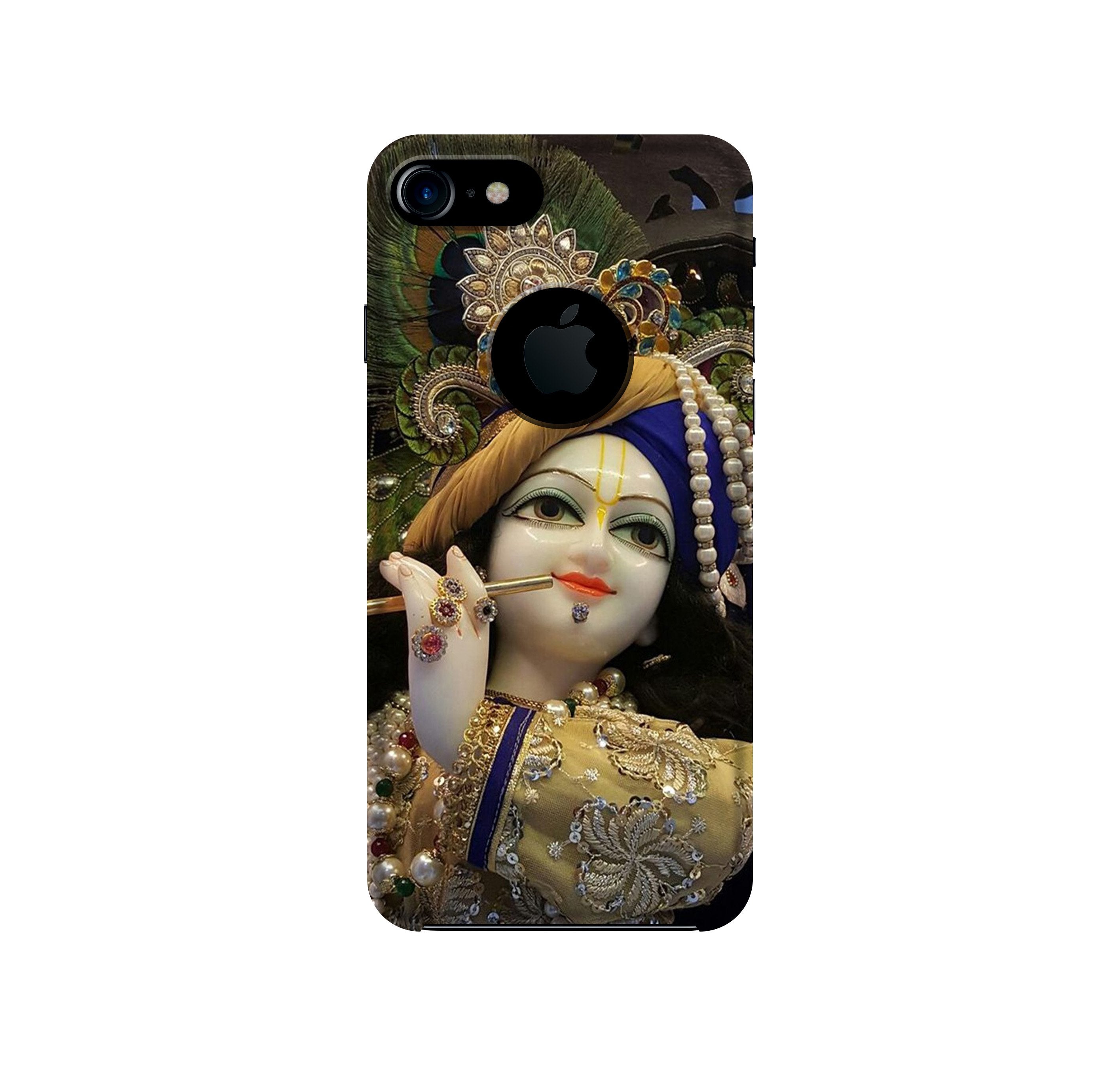 Lord Krishna3 Mobile Back Case for iPhone 7 logo cut (Design - 18) Lord Krishna3 Case for iPhone 7 logo cut