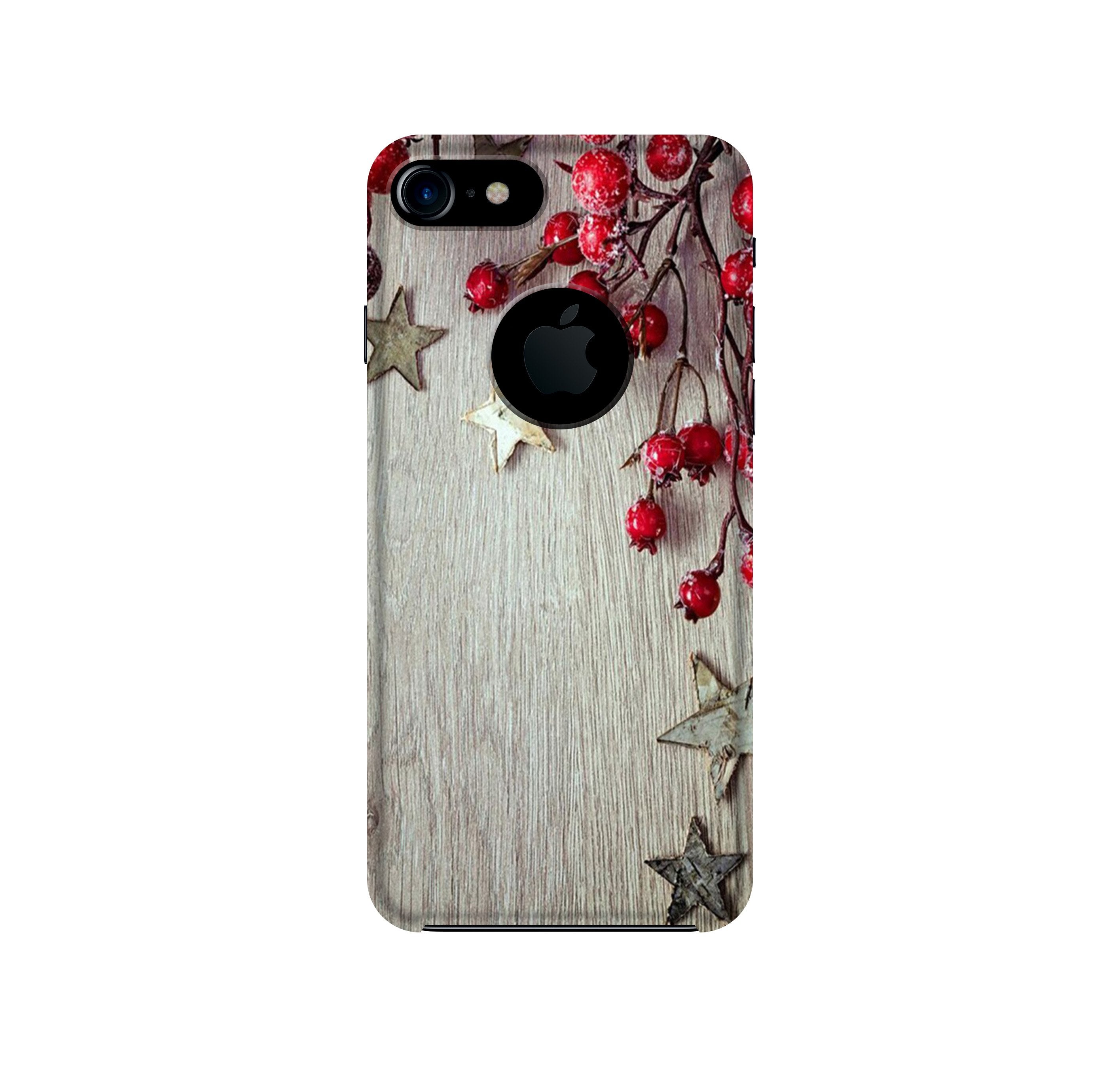 Stars Mobile Back Case for iPhone 7 logo cut (Design - 67) Stars Case for iPhone 7 logo cut