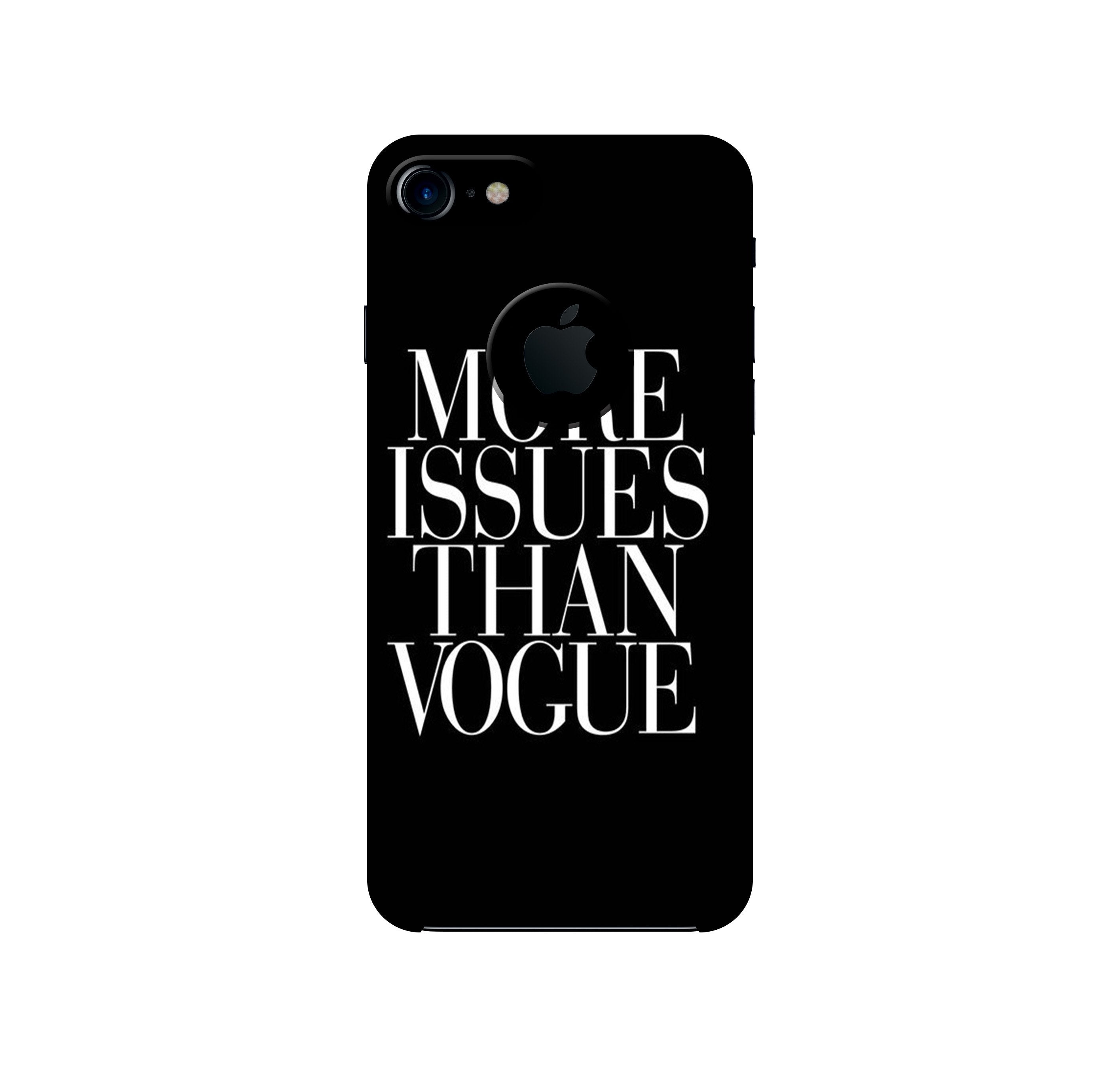 More Issues than Vague Mobile Back Case for iPhone 7 logo cut (Design - 74) More Issues than Vague Case for iPhone 7 logo cut
