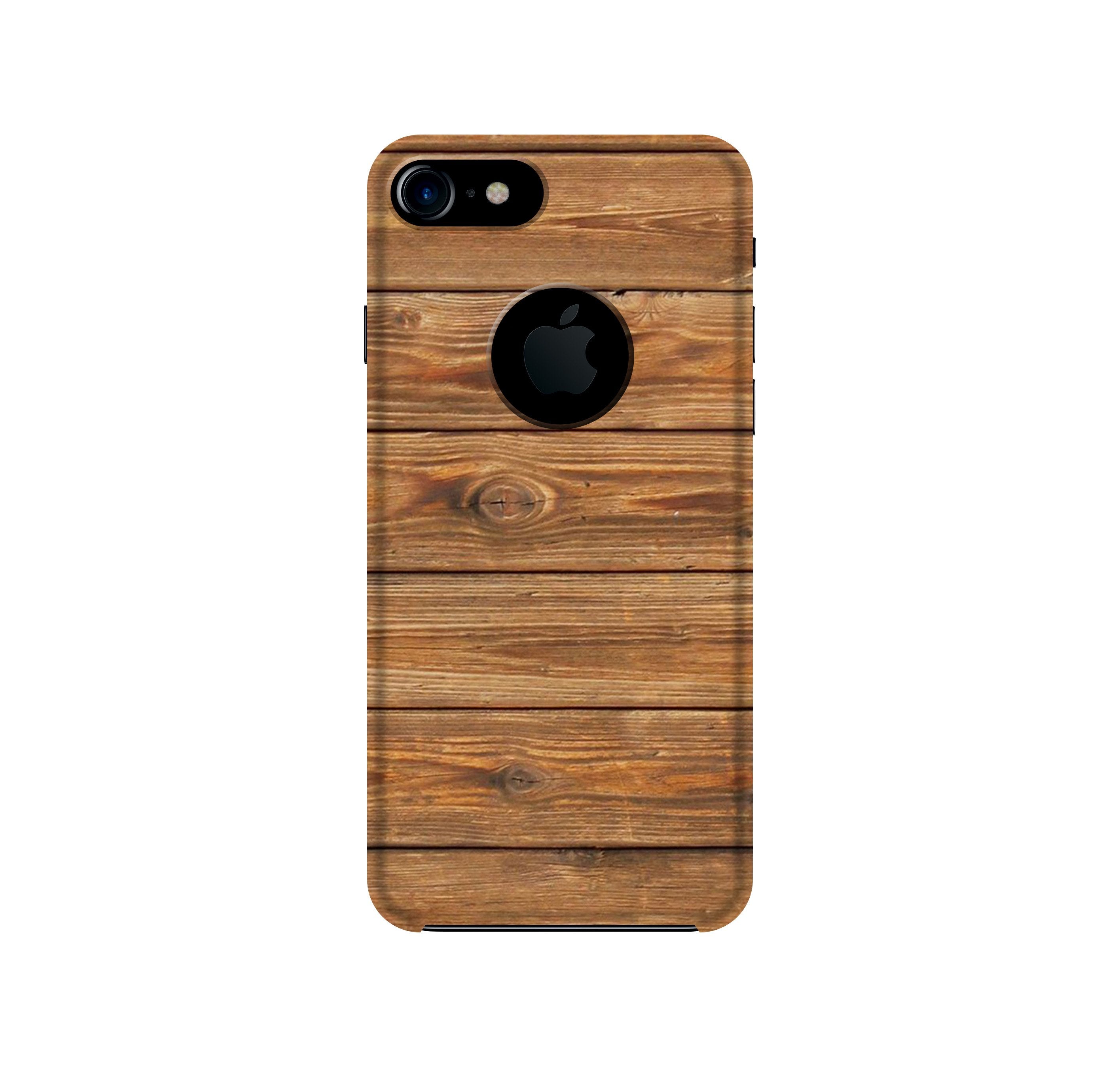 Wooden Look Mobile Back Case for iPhone 7 logo cut (Design - 113) Wooden Look Case for iPhone 7 logo cut (Design - 113)