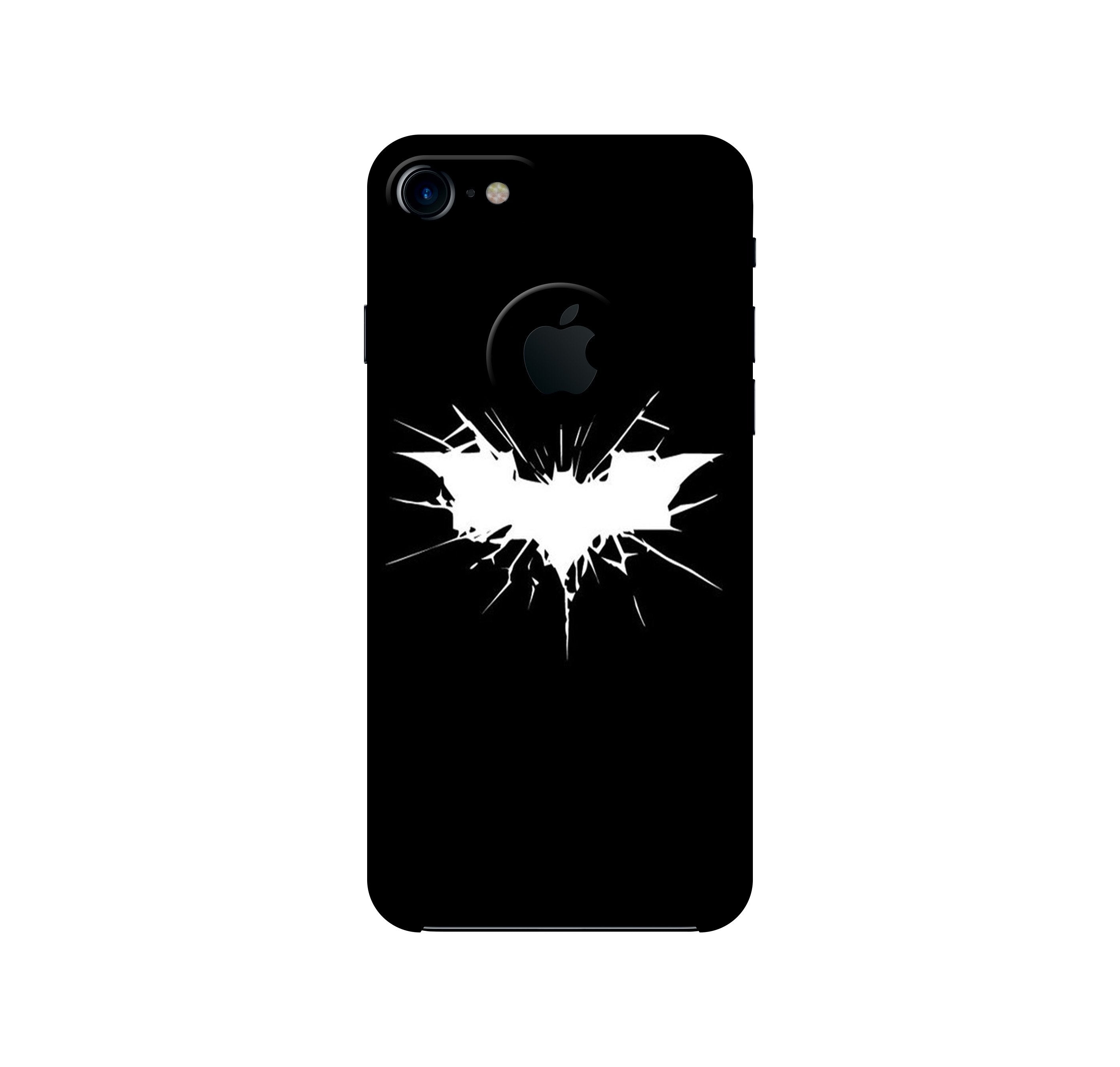 Batman Superhero Mobile Back Case for iPhone 7 logo cut (Design - 119) Batman Superhero Case for iPhone 7 logo cut (Design - 119)
