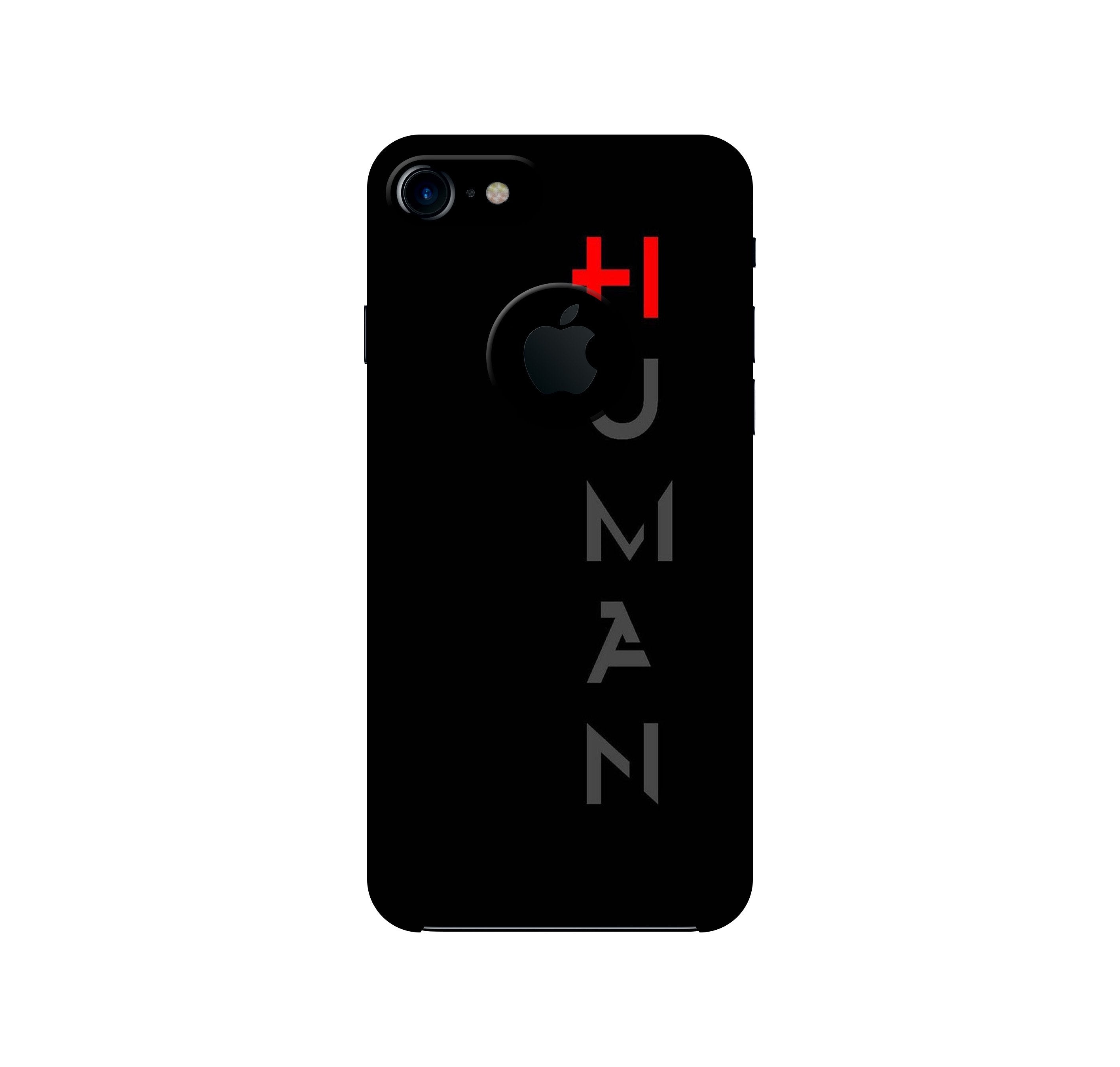 Human Mobile Back Case for iPhone 7 logo cut (Design - 141) Human Case for iPhone 7 logo cut (Design - 141)