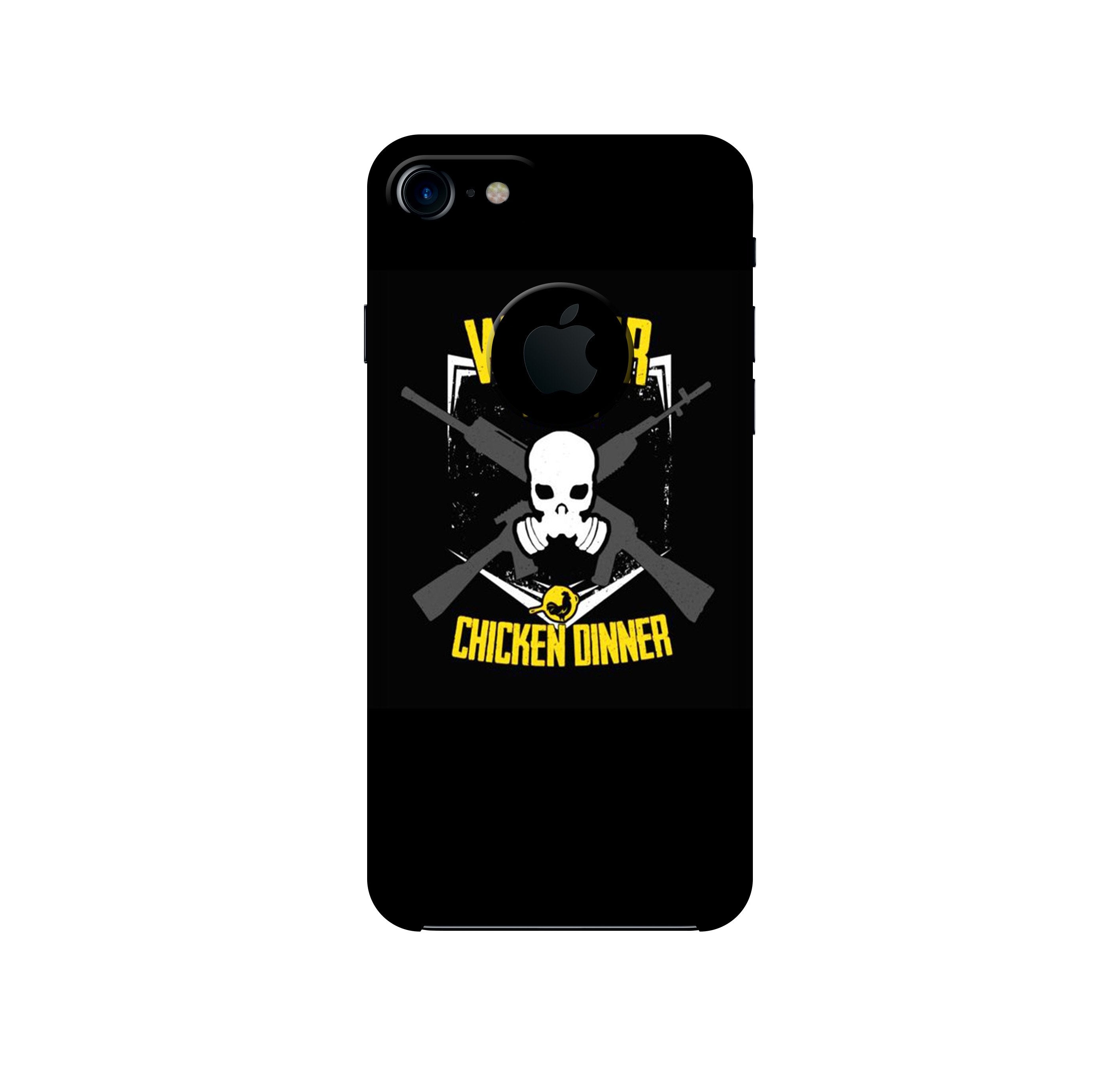Winner Winner Chicken Dinner Mobile Back Case for iPhone 7 logo cut (Design - 178) Winner Winner Chicken Dinner Case for iPhone 7 logo cut (Design - 178)