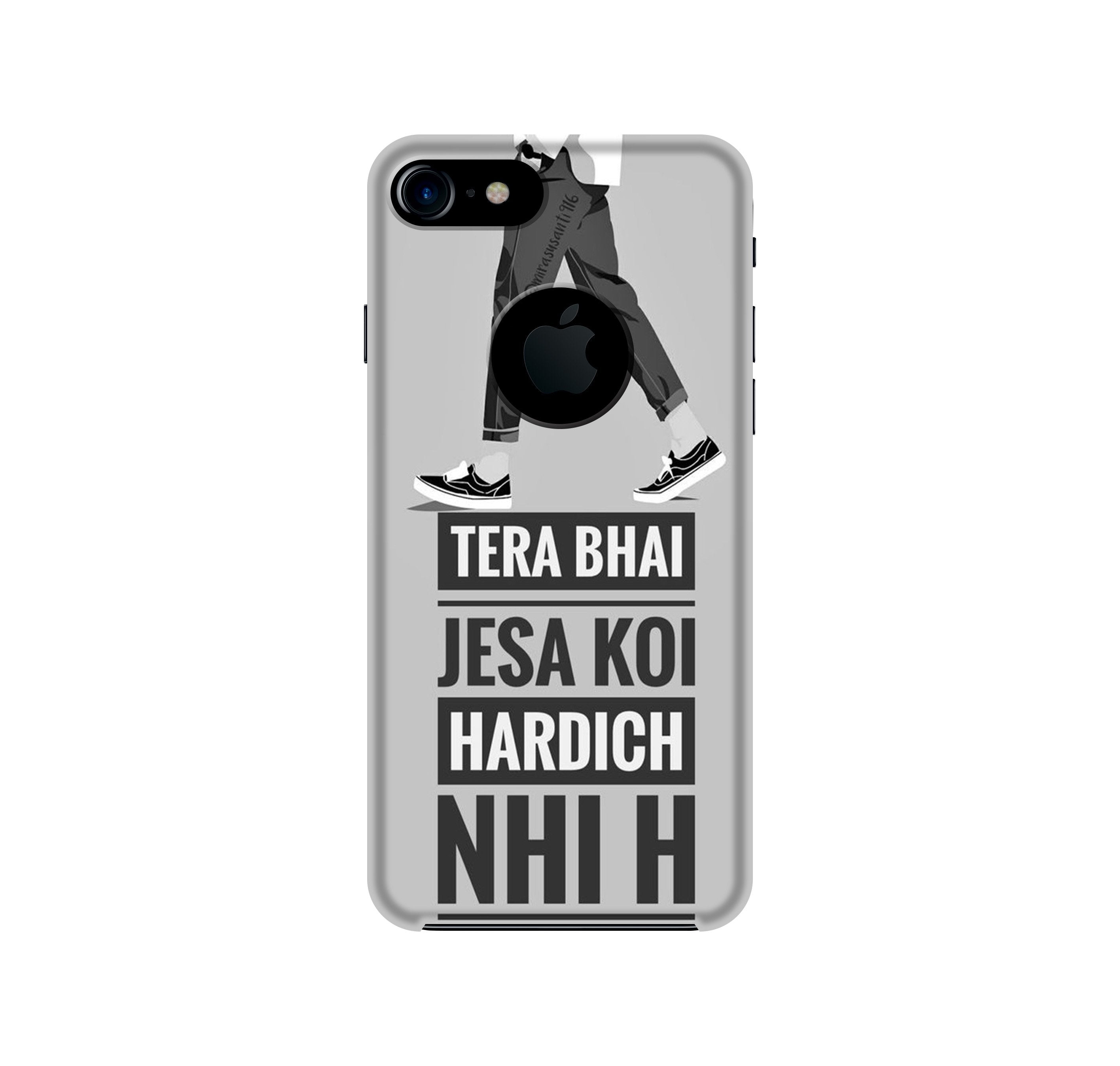 Hardich Nahi Mobile Back Case for iPhone 7 logo cut (Design - 214) Hardich Nahi Case for iPhone 7 logo cut (Design No. 214)