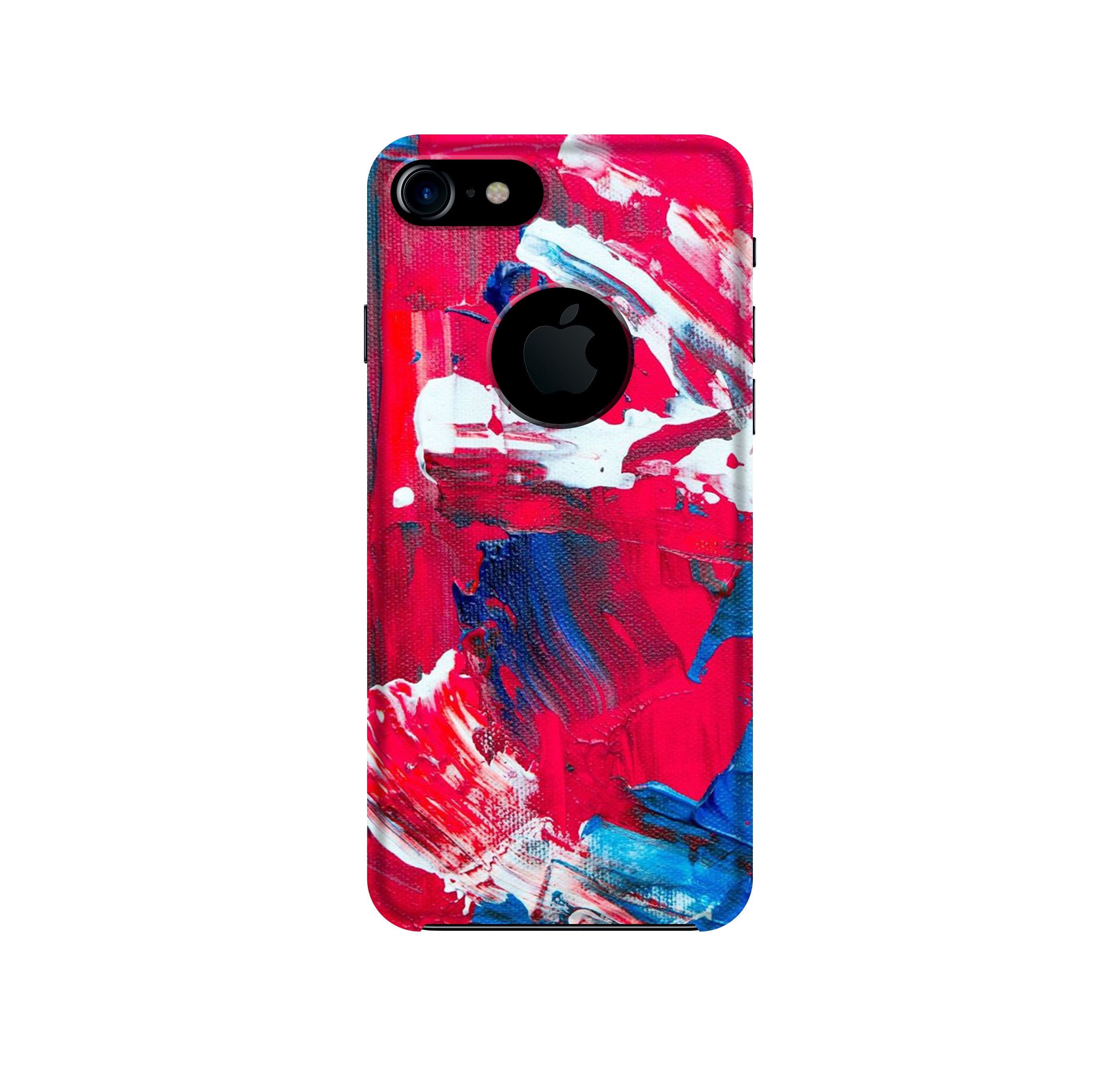 Modern Art Mobile Back Case for iPhone 7 logo cut (Design - 228) Modern Art Case for iPhone 7 logo cut (Design No. 228)