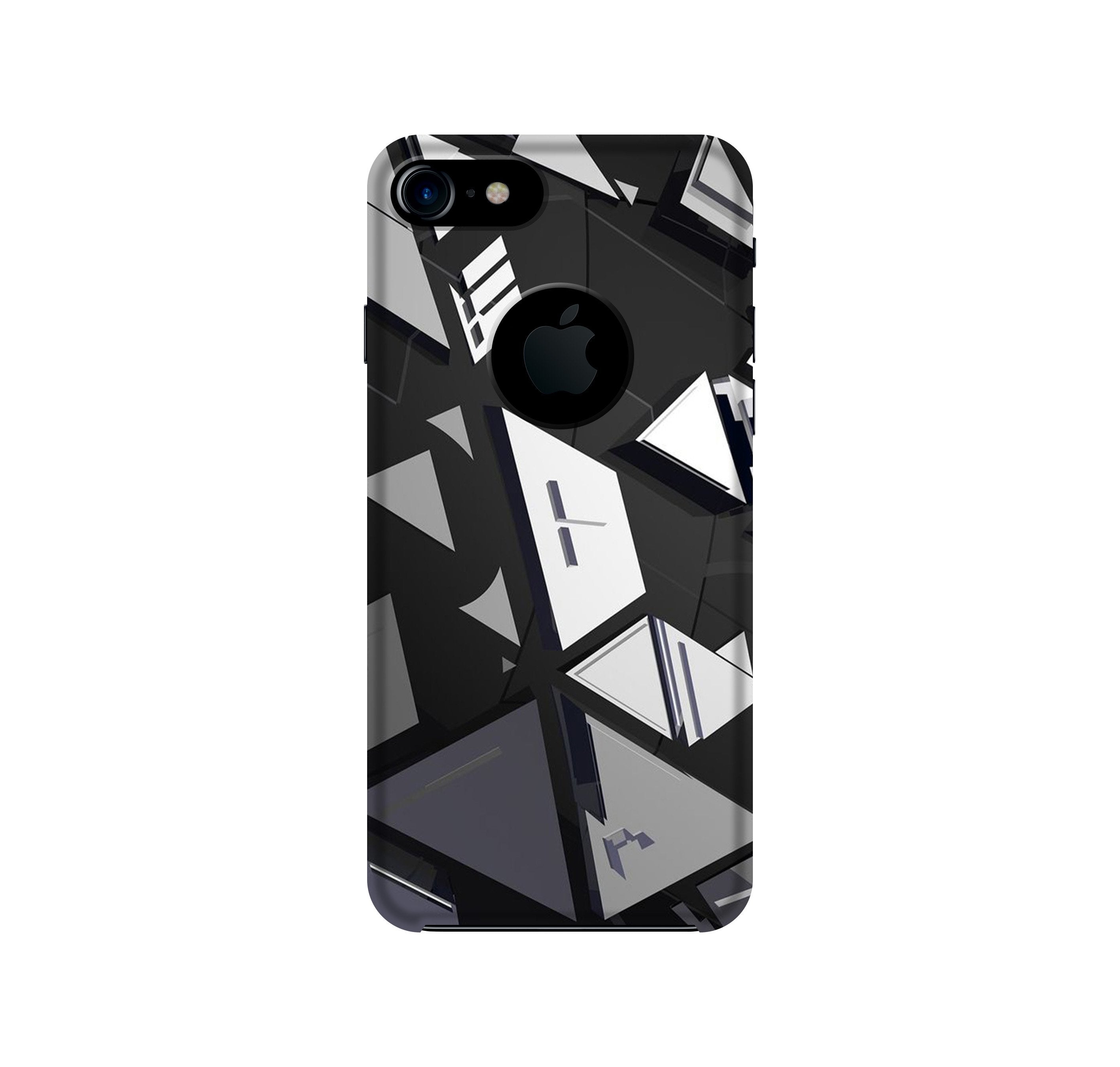 Modern Art Mobile Back Case for iPhone 7 logo cut (Design - 230) Modern Art Case for iPhone 7 logo cut (Design No. 230)