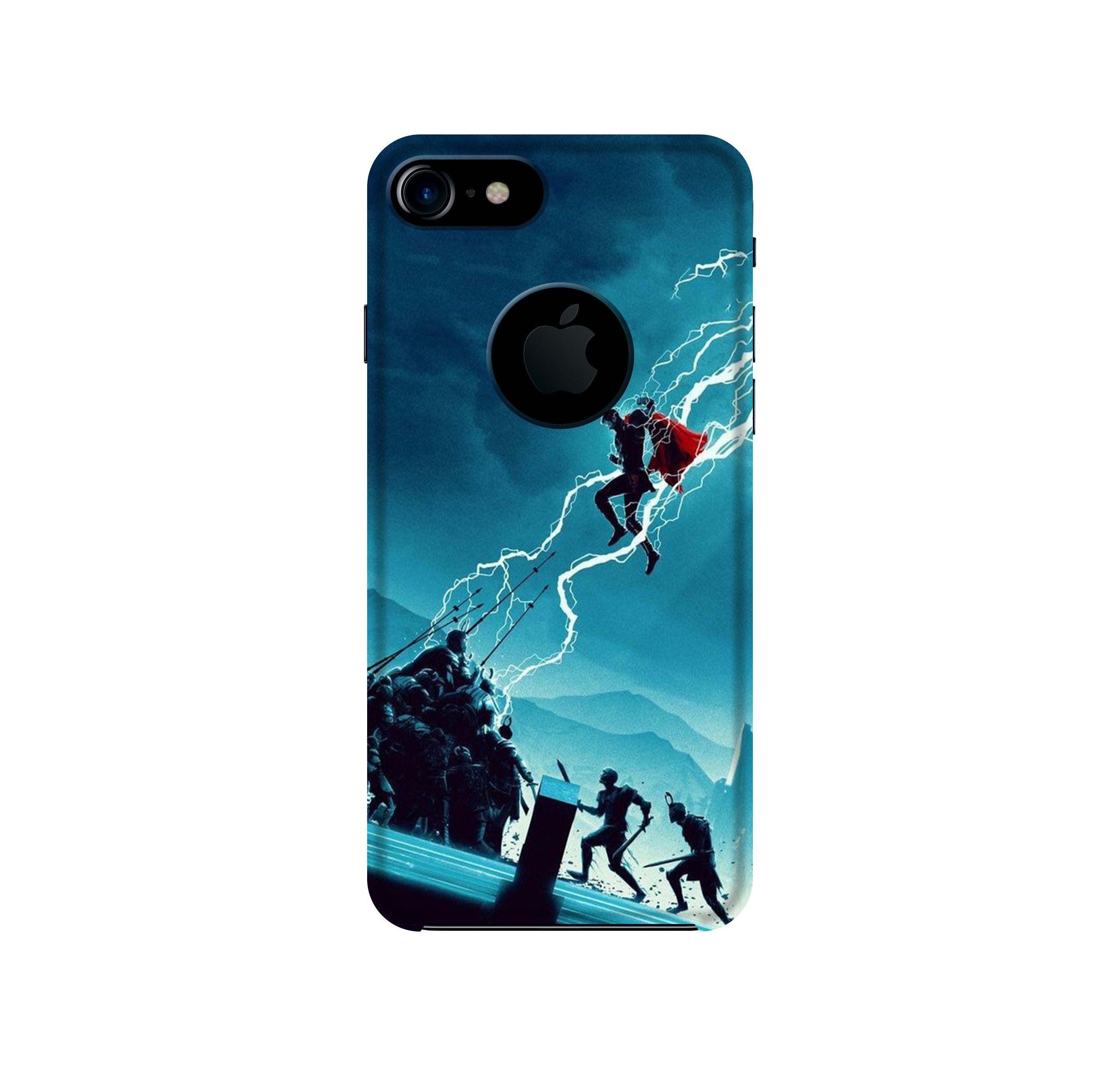 Thor Avengers Mobile Back Case for iPhone 7 logo cut (Design - 243) Thor Avengers Case for iPhone 7 logo cut (Design No. 243)