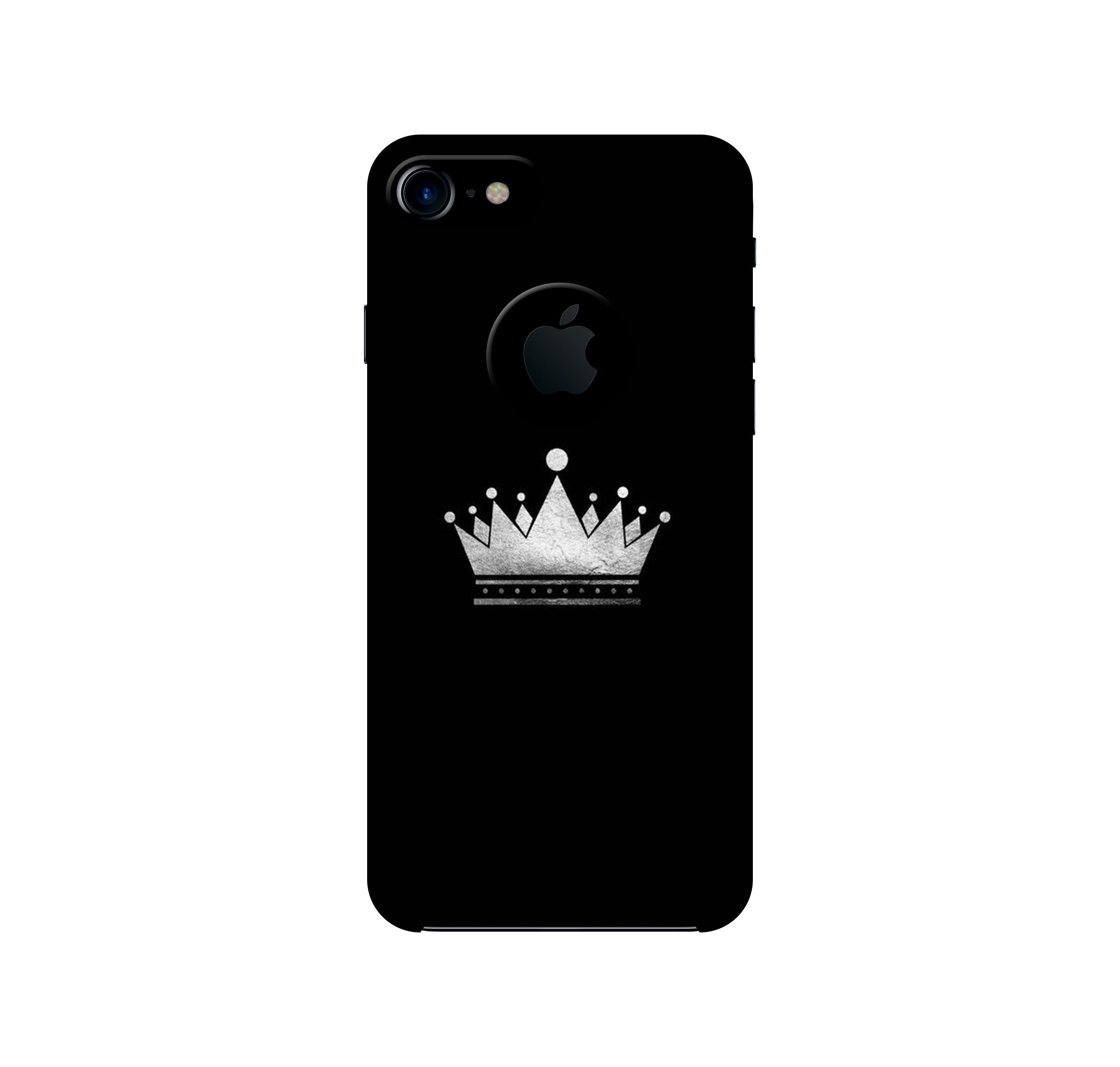 King Mobile Back Case for iPhone 7 logo cut (Design - 280) King Case for iPhone 7 logo cut (Design No. 280)