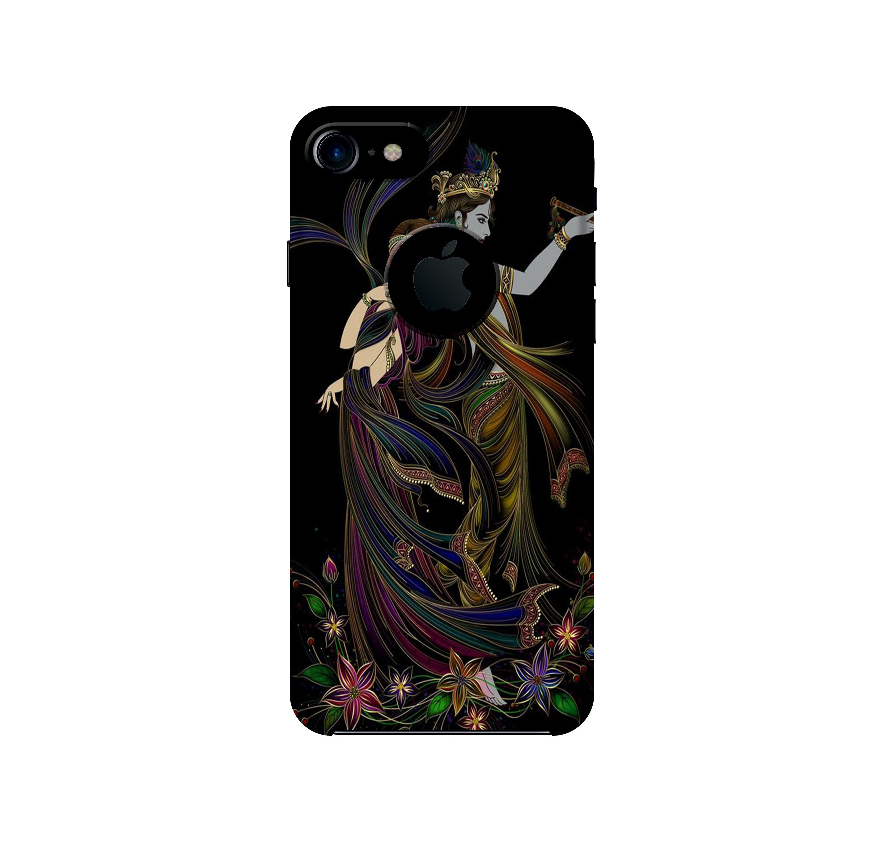 Radha Krishna Mobile Back Case for iPhone 7 logo cut (Design - 290) Radha Krishna Case for iPhone 7 logo cut (Design No. 290)
