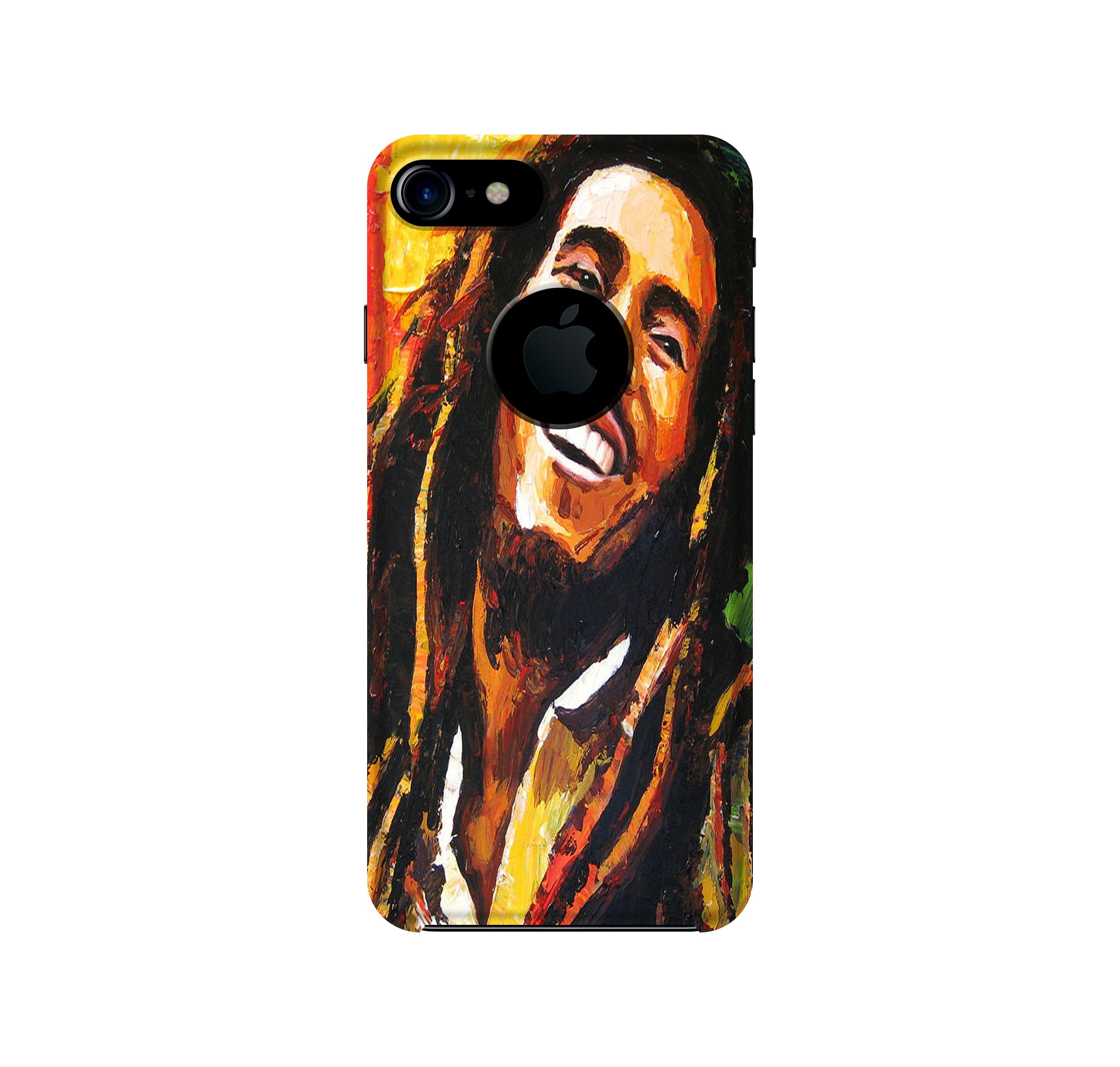 Bob marley Mobile Back Case for iPhone 7 logo cut (Design - 295) Bob marley Case for iPhone 7 logo cut (Design No. 295)