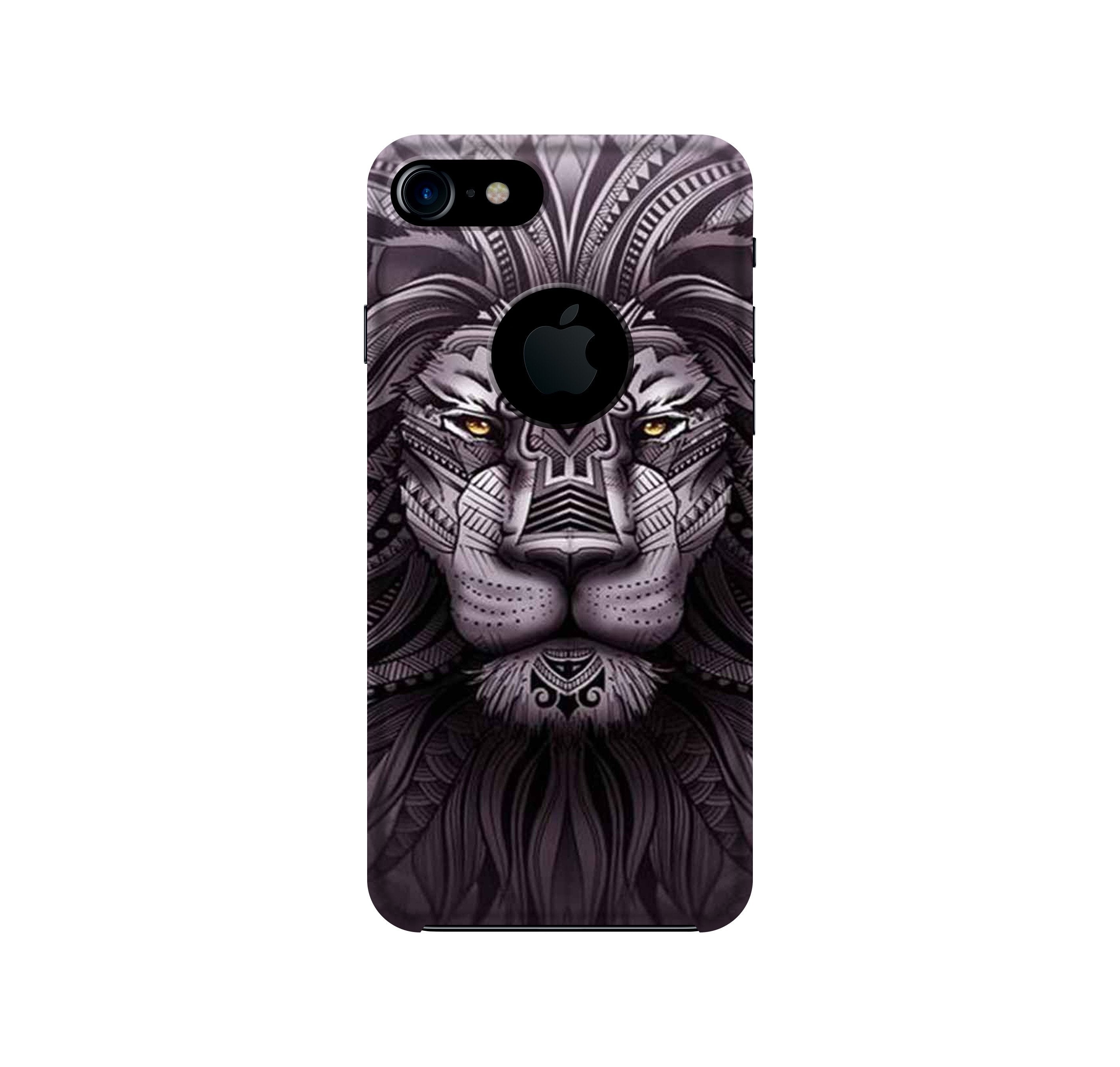 Lion Mobile Back Case for iPhone 7 Logo Cut (Design - 315) Lion Mobile Back Case for iPhone 7 Logo Cut (Design - 315)
