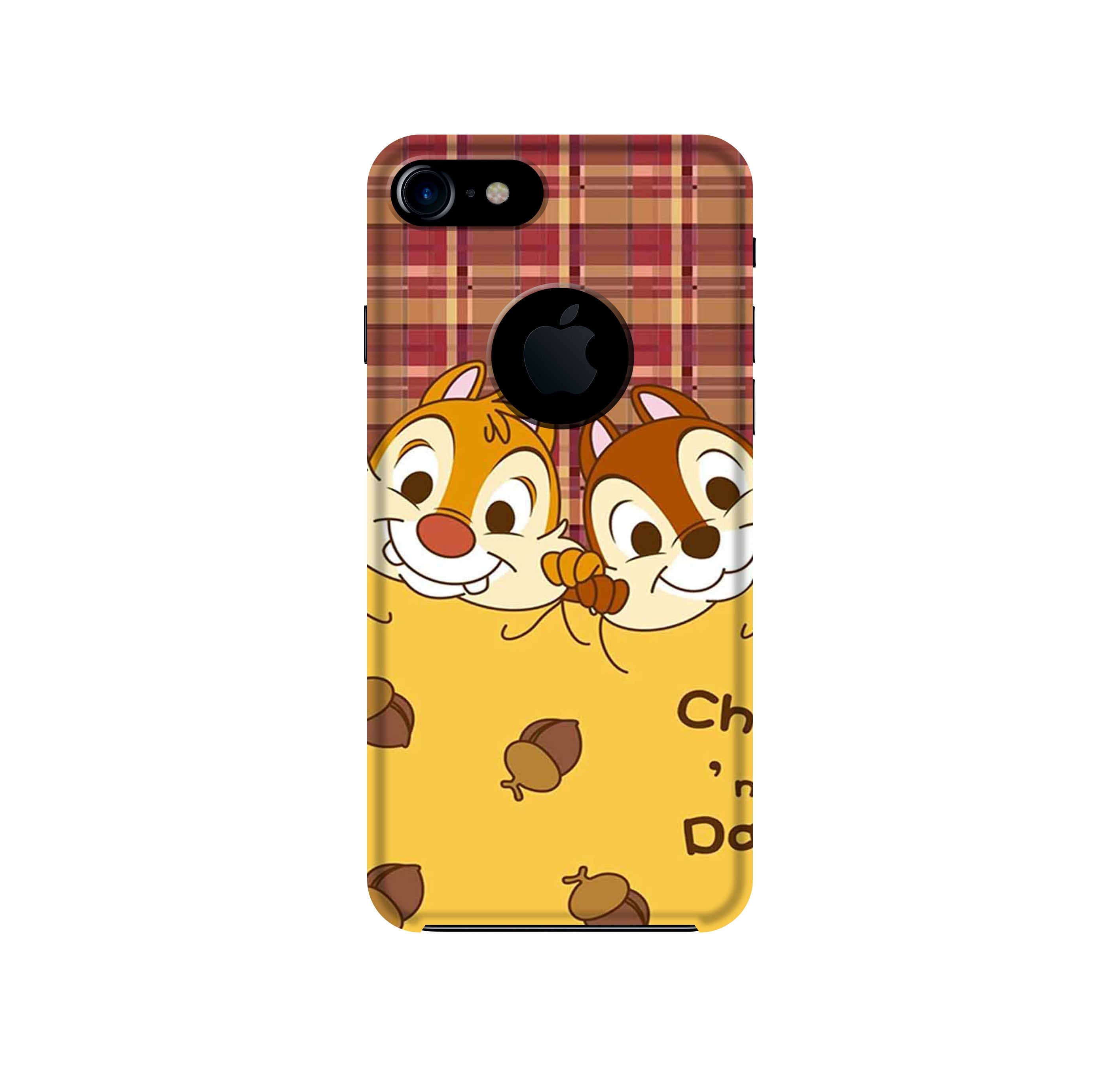 Chip n Dale Mobile Back Case for iPhone 7 Logo Cut (Design - 342) Chip n Dale Mobile Back Case for iPhone 7 Logo Cut (Design - 342)