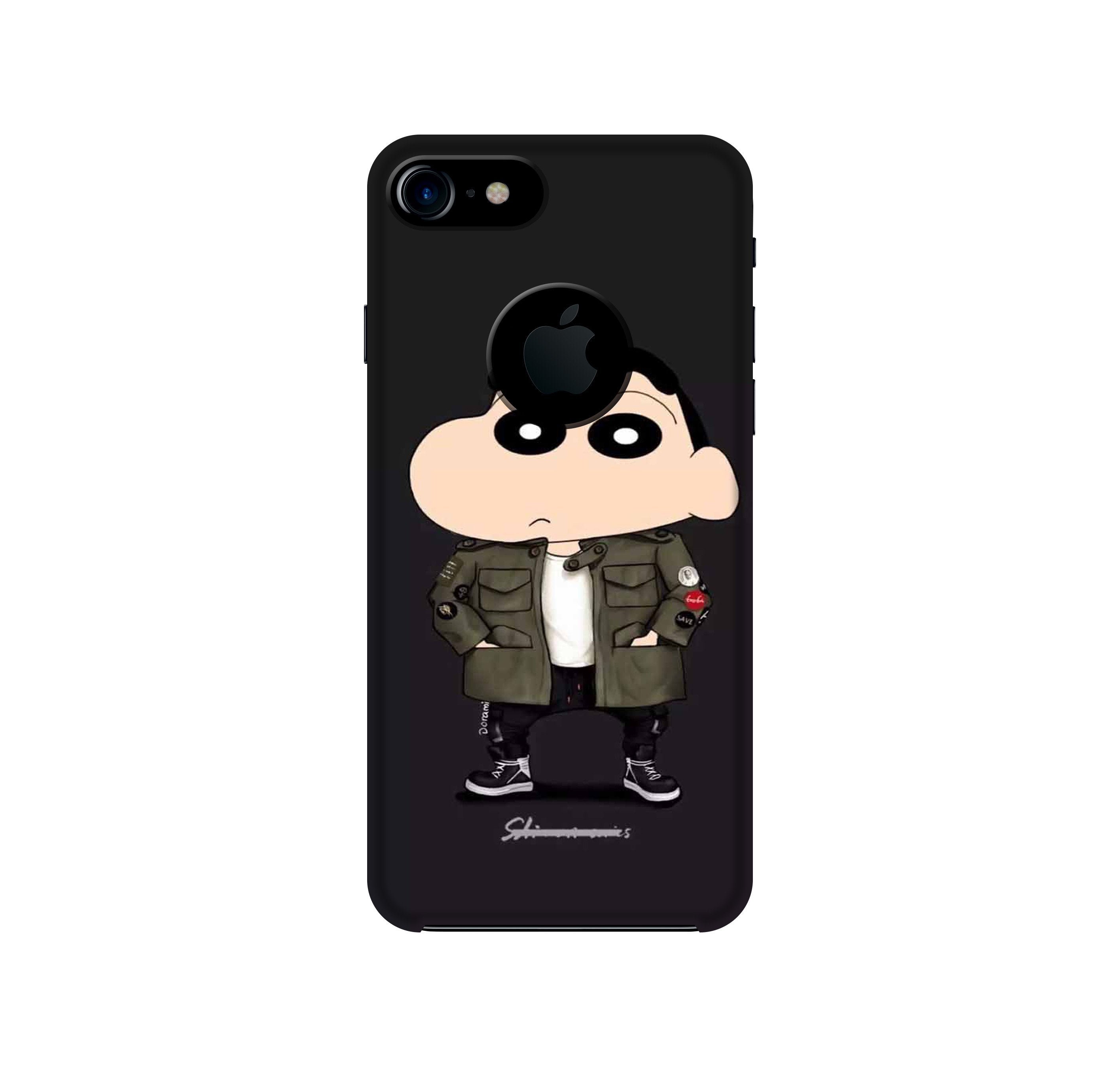 Shin Chan Mobile Back Case for iPhone 7 Logo Cut (Design - 391) Shin Chan Mobile Back Case for iPhone 7 Logo Cut (Design - 391)