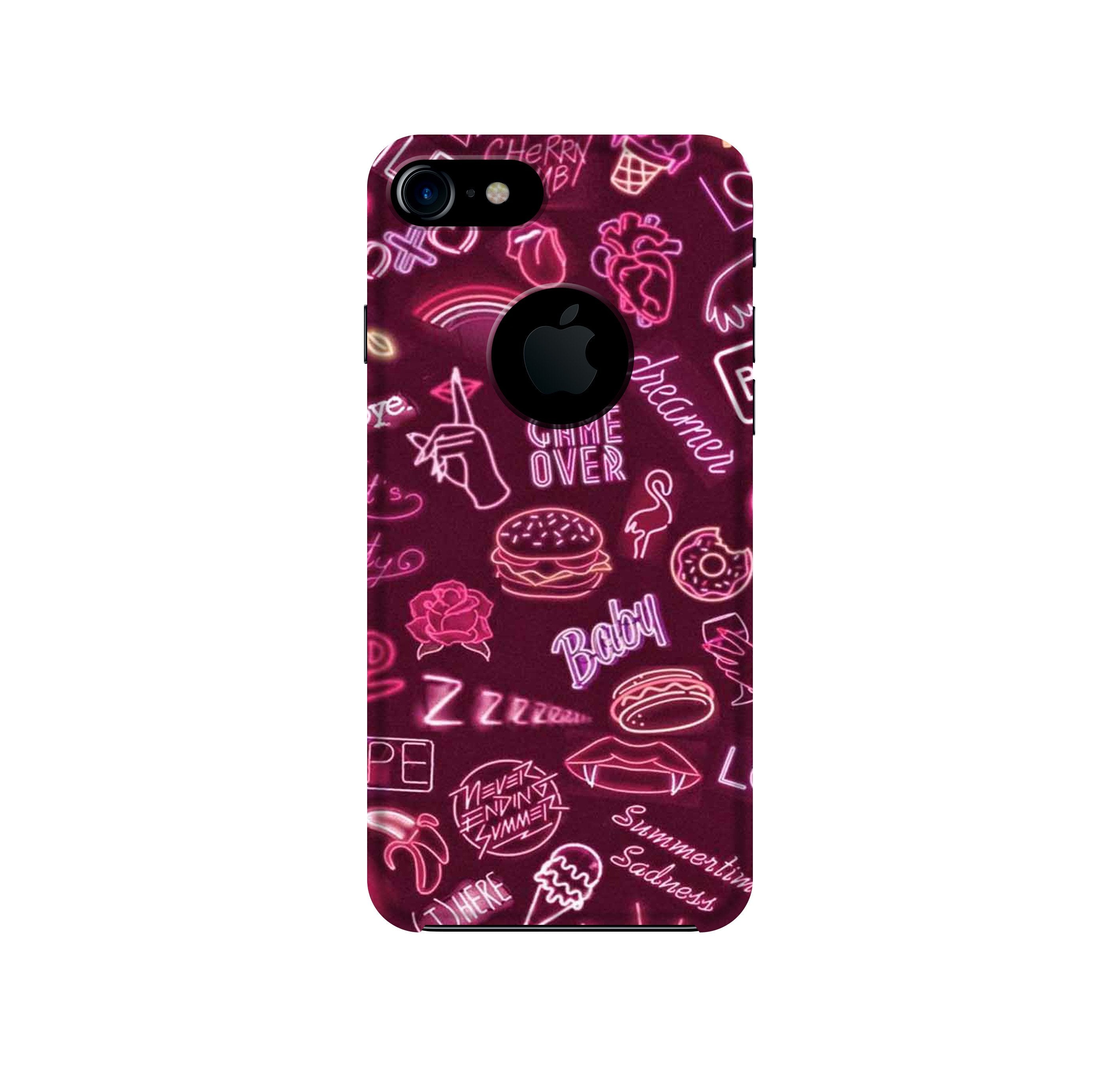 Party Theme Mobile Back Case for iPhone 7 Logo Cut (Design - 392) Party Theme Mobile Back Case for iPhone 7 Logo Cut (Design - 392)