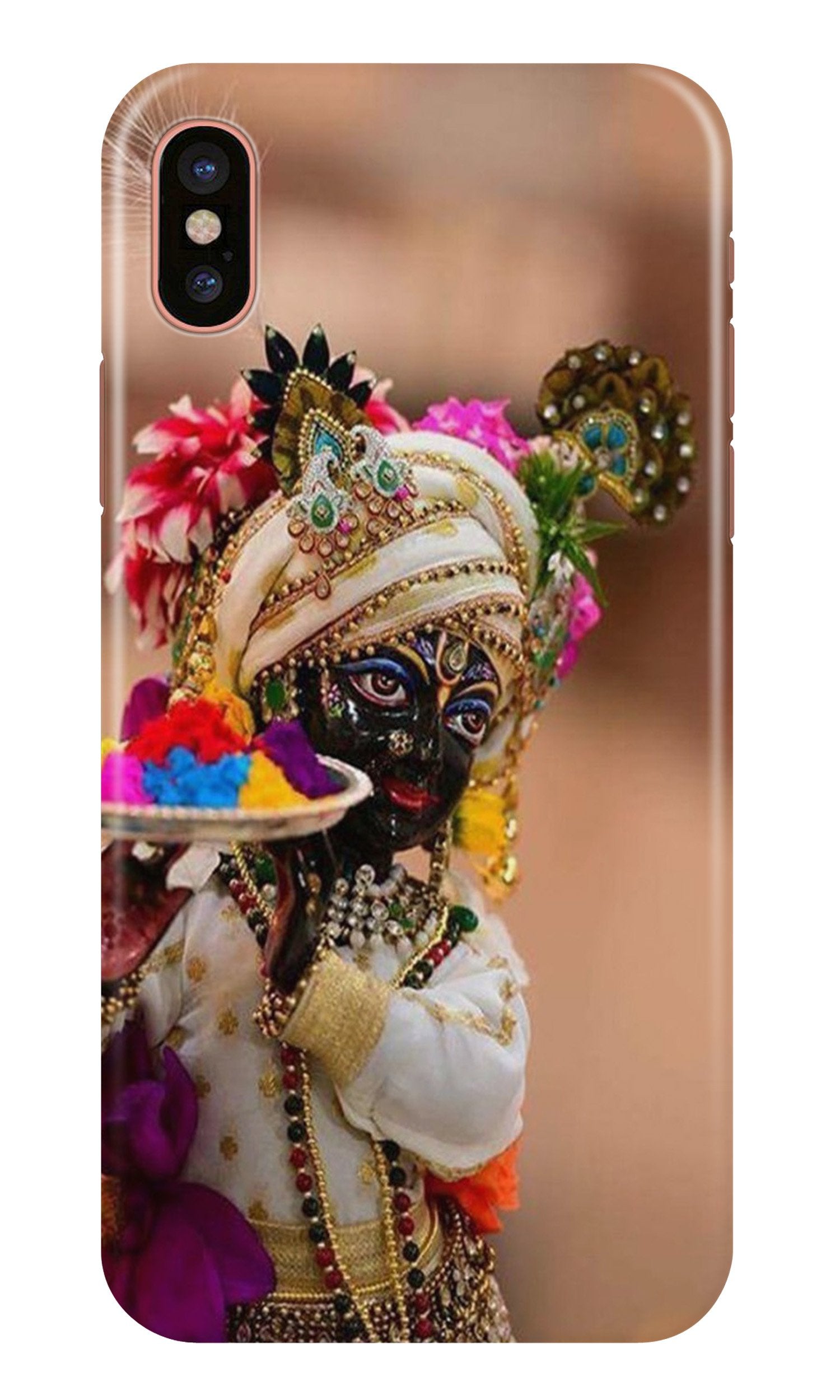 Lord Krishna2 Mobile Back Case for iPhone X (Design - 17) Lord Krishna2 Case for iPhone X