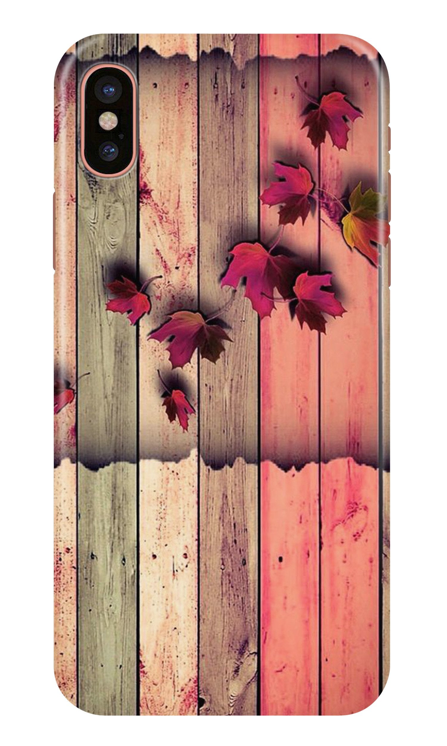 Wooden look2 Mobile Back Case for iPhone X (Design - 56) Wooden look2 Case for iPhone X
