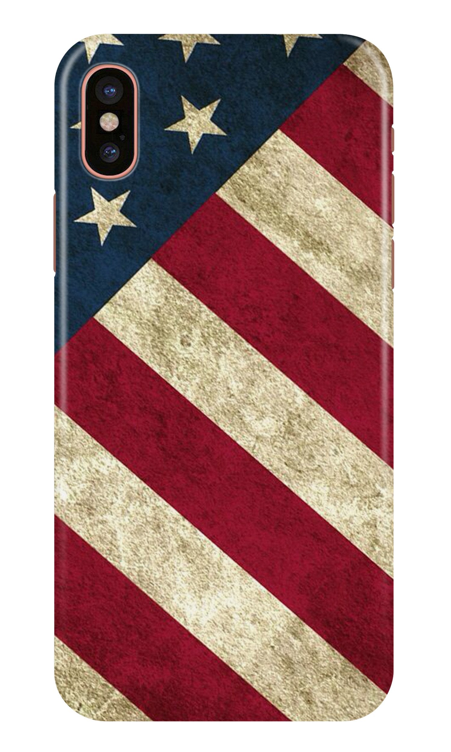 America Mobile Back Case for iPhone X (Design - 79) America Case for iPhone X