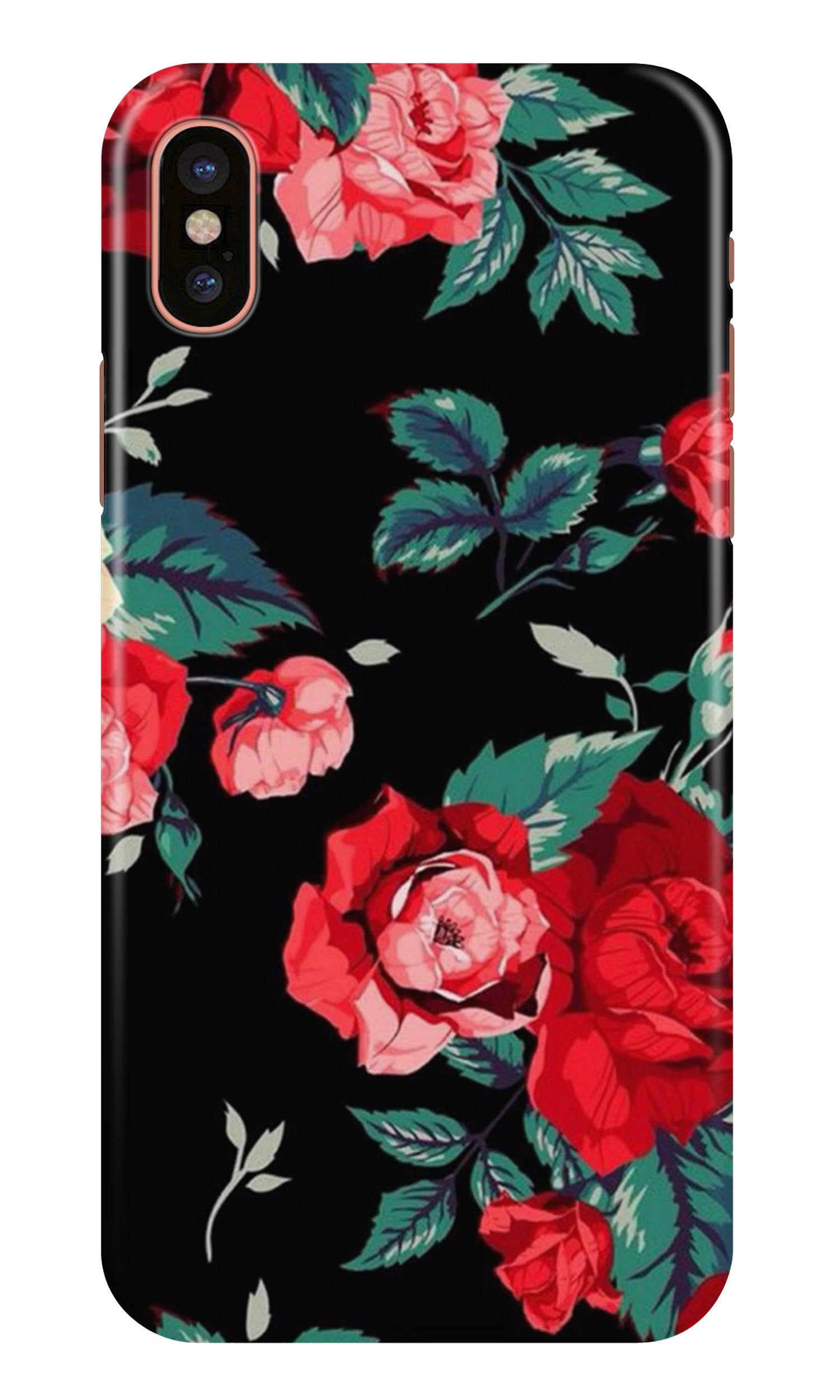 Red Rose2 Mobile Back Case for iPhone X (Design - 81) Red Rose2 Case for iPhone X