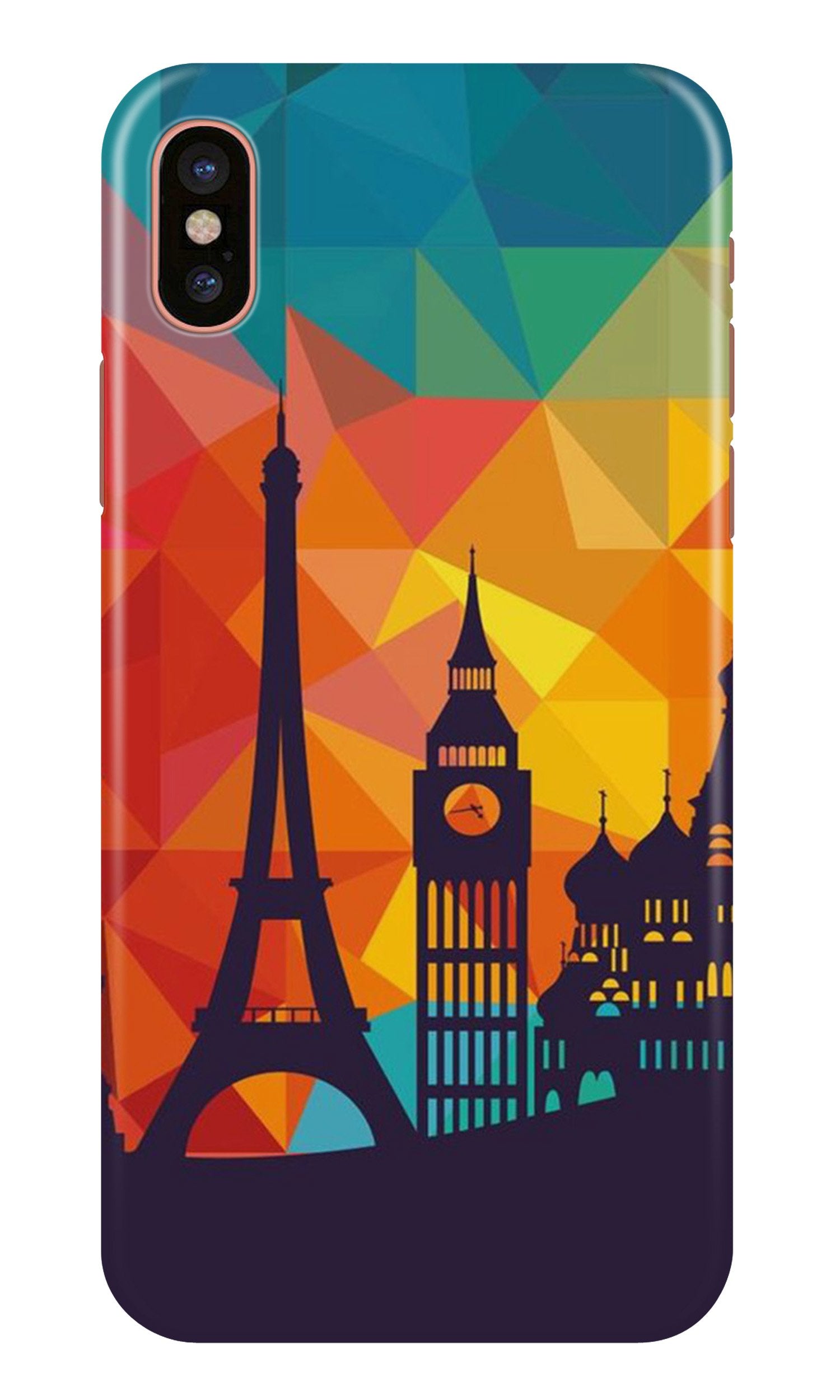 Eiffel Tower2 Mobile Back Case for iPhone X (Design - 91) Eiffel Tower2 Case for iPhone X