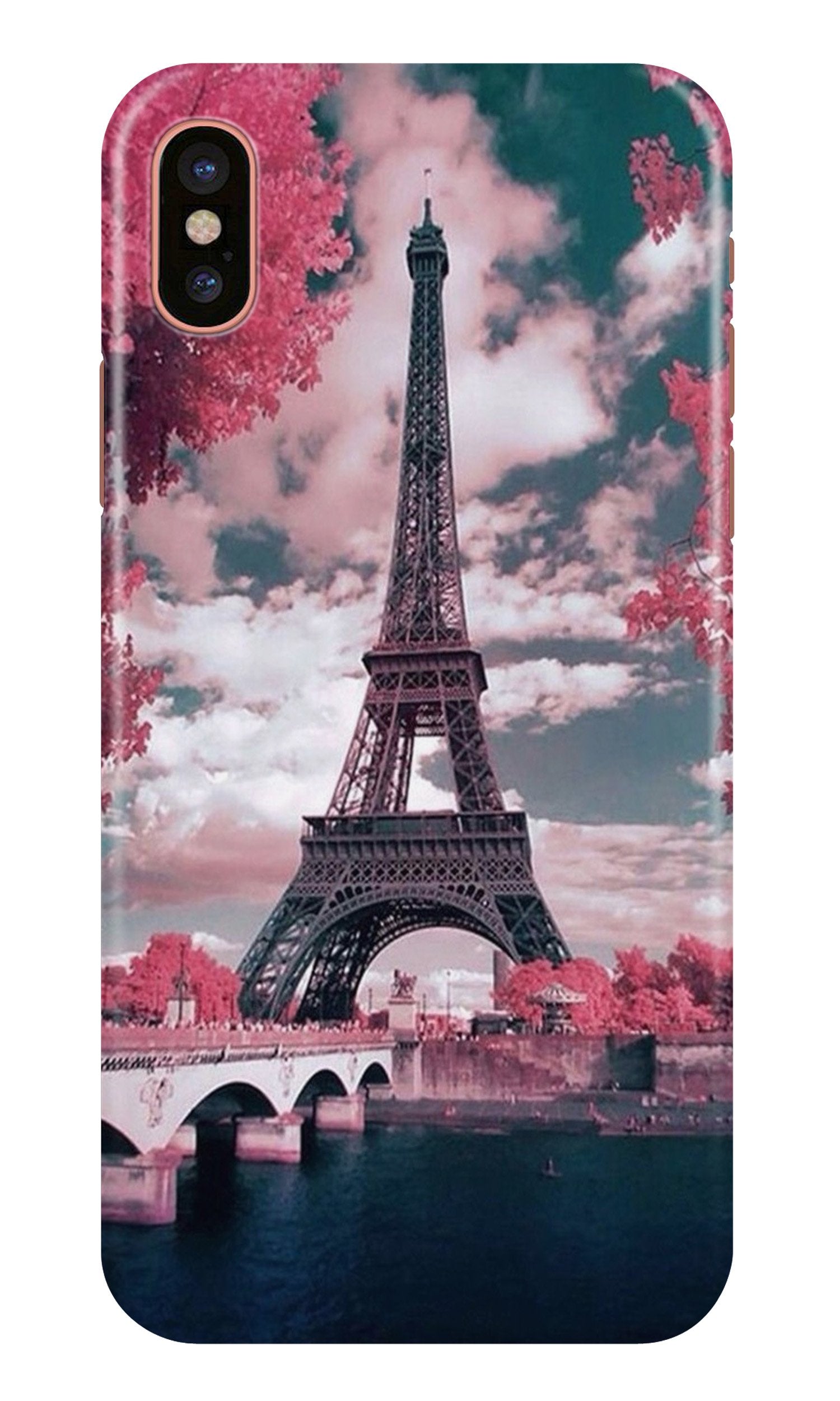 Eiffel Tower Mobile Back Case for iPhone X (Design - 101) Eiffel Tower Case for iPhone X (Design - 101)