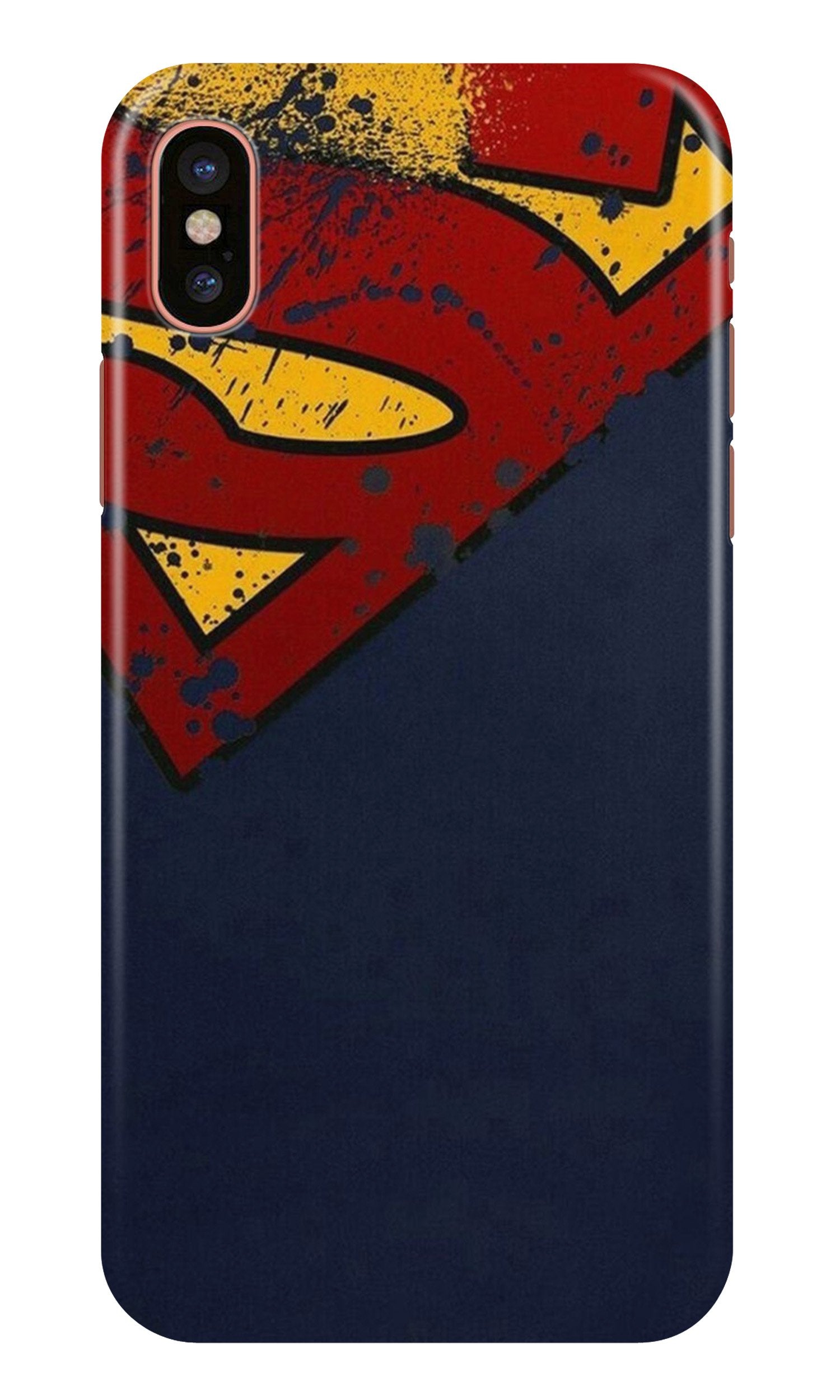 Superman Superhero Mobile Back Case for iPhone X (Design - 125) Superman Superhero Case for iPhone X (Design - 125)