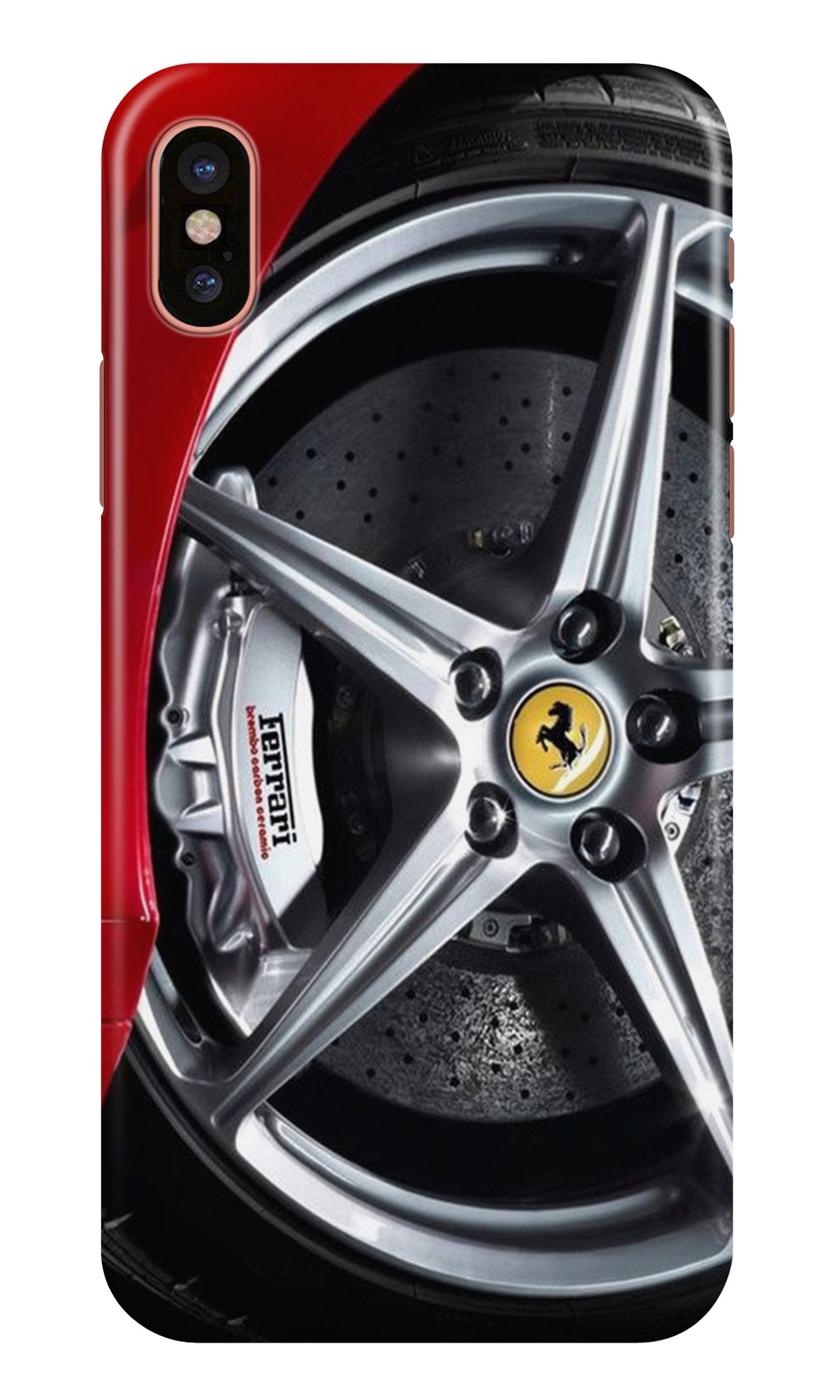 Ferari Mobile Back Case for iPhone X (Design - 133) Ferari Case for iPhone X (Design - 133)