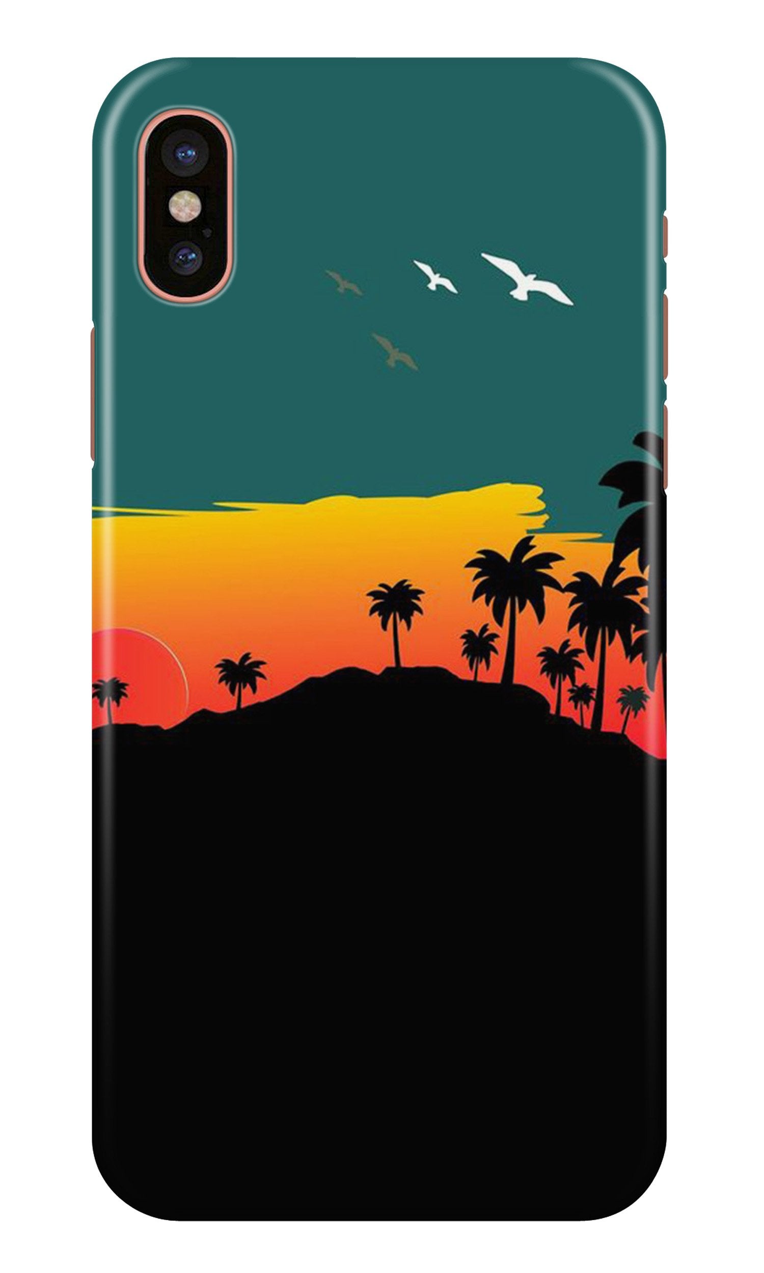 Sky Trees Mobile Back Case for iPhone X (Design - 191) Sky Trees Case for iPhone X (Design - 191)