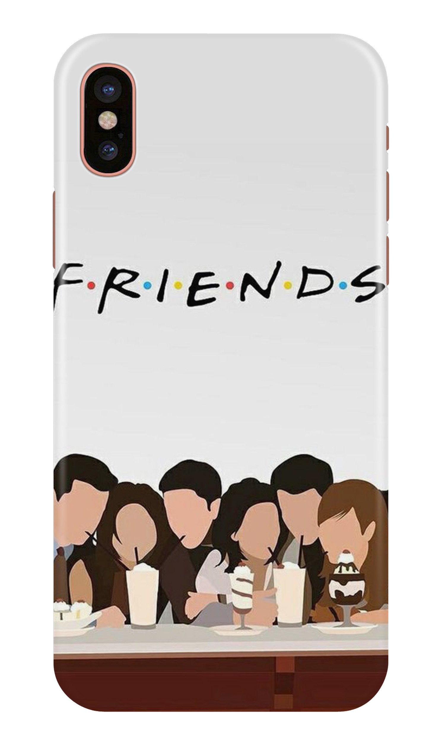 Friends Mobile Back Case for iPhone X (Design - 200) Friends Case for iPhone X (Design - 200)