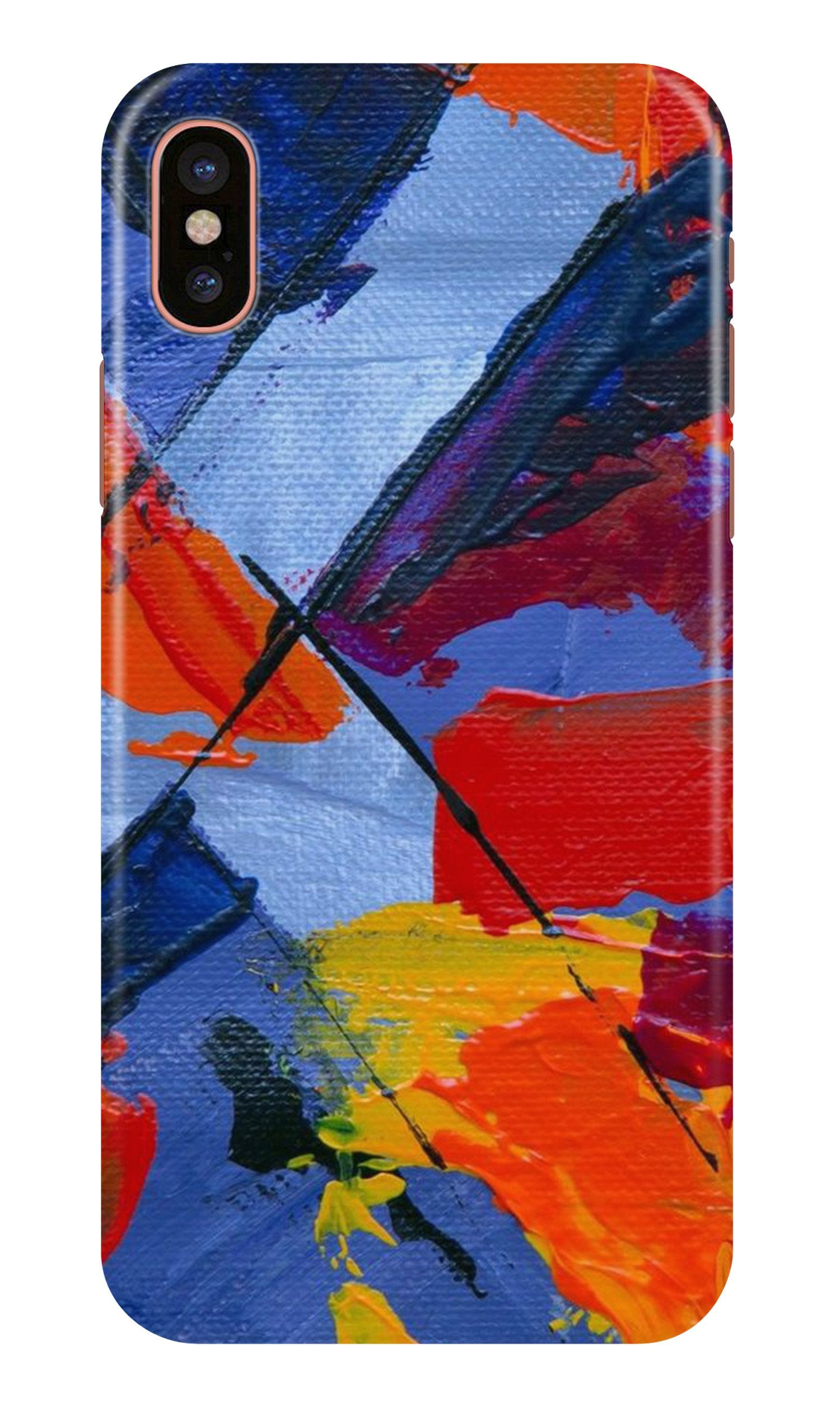 Modern Art Mobile Back Case for iPhone X (Design - 240) Modern Art Case for iPhone X (Design No. 240)